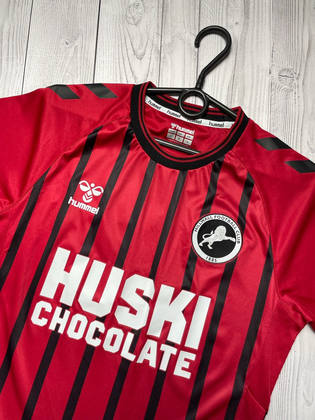 Other Vintage Millwall soccer jersey Hummel size S striped Size US S / EU 44-46 / 1 - 2 Thumbnail