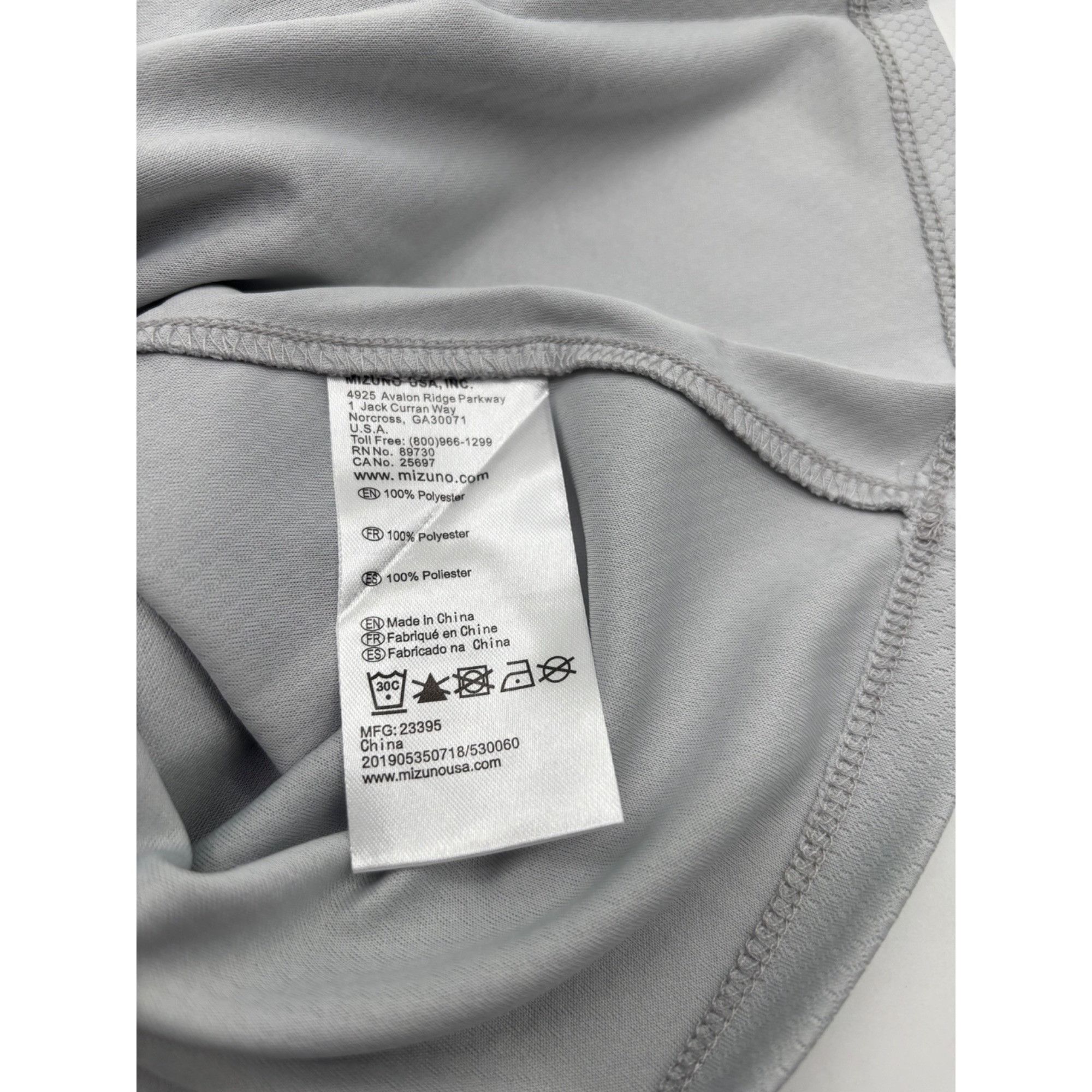 Mizuno Mizuno Women’s Softball Crew Neck Jersey, Gray/White, Sz. S Size S / US 4 / IT 40 - 8 Thumbnail