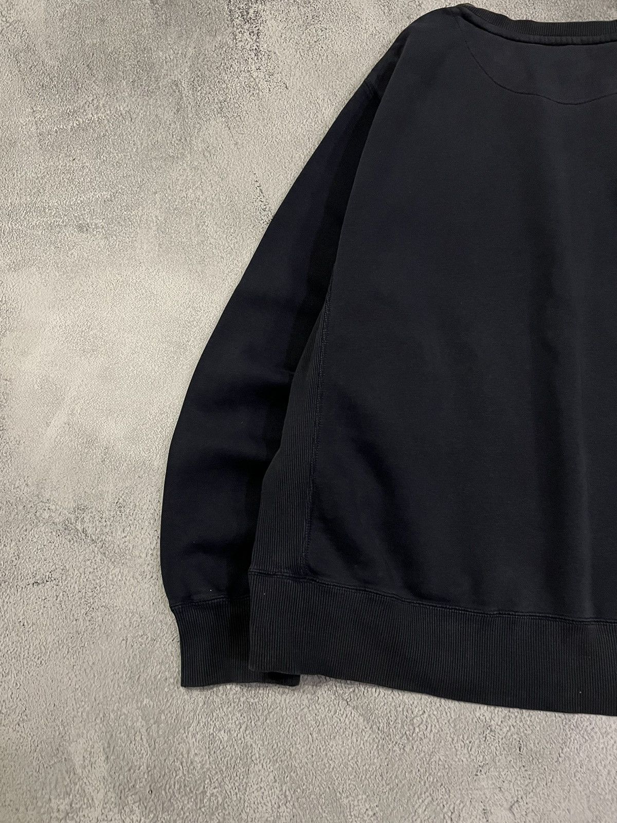 Nike × Vintage Vintage Y2k Nike 💙 Faded Mini Swoosh Sweatshirt 00’s Size US XL / EU 56 / 4 - 12 Thumbnail