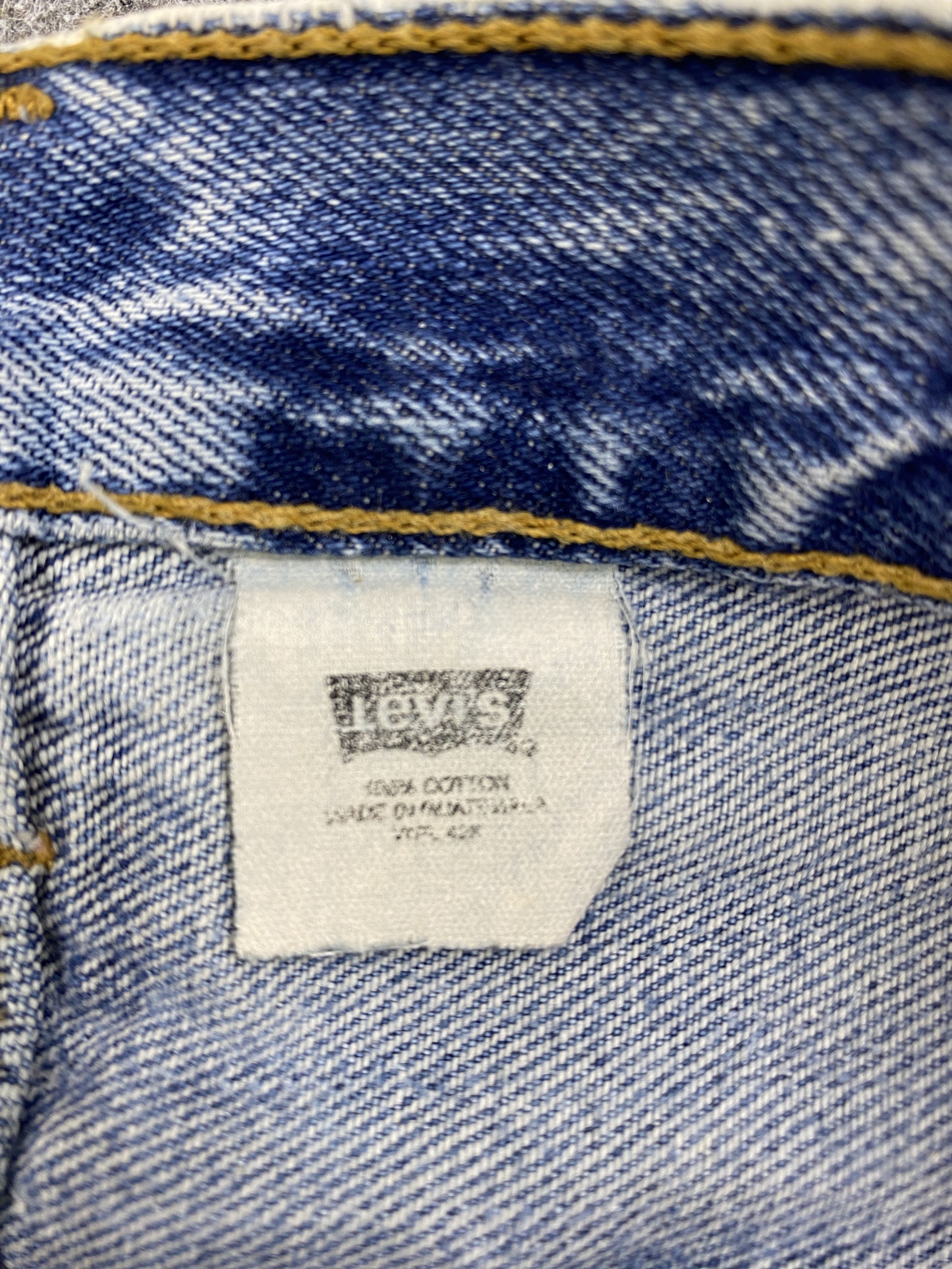Levi's × Vintage Vintage 90s Levis Button Fly Denim Jeans Size US 32 / EU 48 - 7 Thumbnail