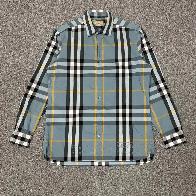 Burberry Burberry Color Block Cotton Shirt for Men. Size US M / EU 48-50 / 2 - 1 Thumbnail