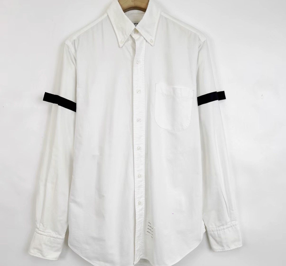Thom Browne White Long Sleeve Button-Up Shirt Size US L / EU 52-54 / 3 - 1 Thumbnail