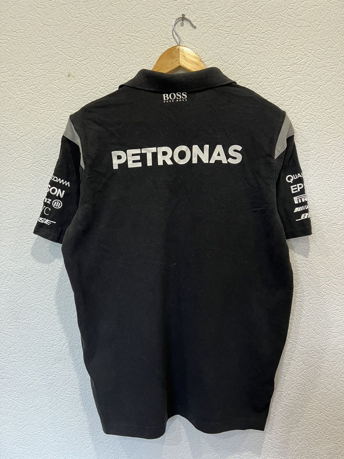 Mercedes-Benz Men's Mercedes Benz Petronas Hugo Boss Black Racing Polo Size US L / EU 52-54 / 3 - 5 Thumbnail