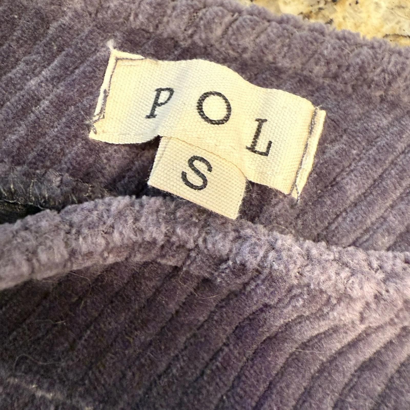 Polo Ralph Lauren POL corduroy mini skirt in gray with lavender undertone SM Size 28" / US 6 / IT 42 - 3 Thumbnail