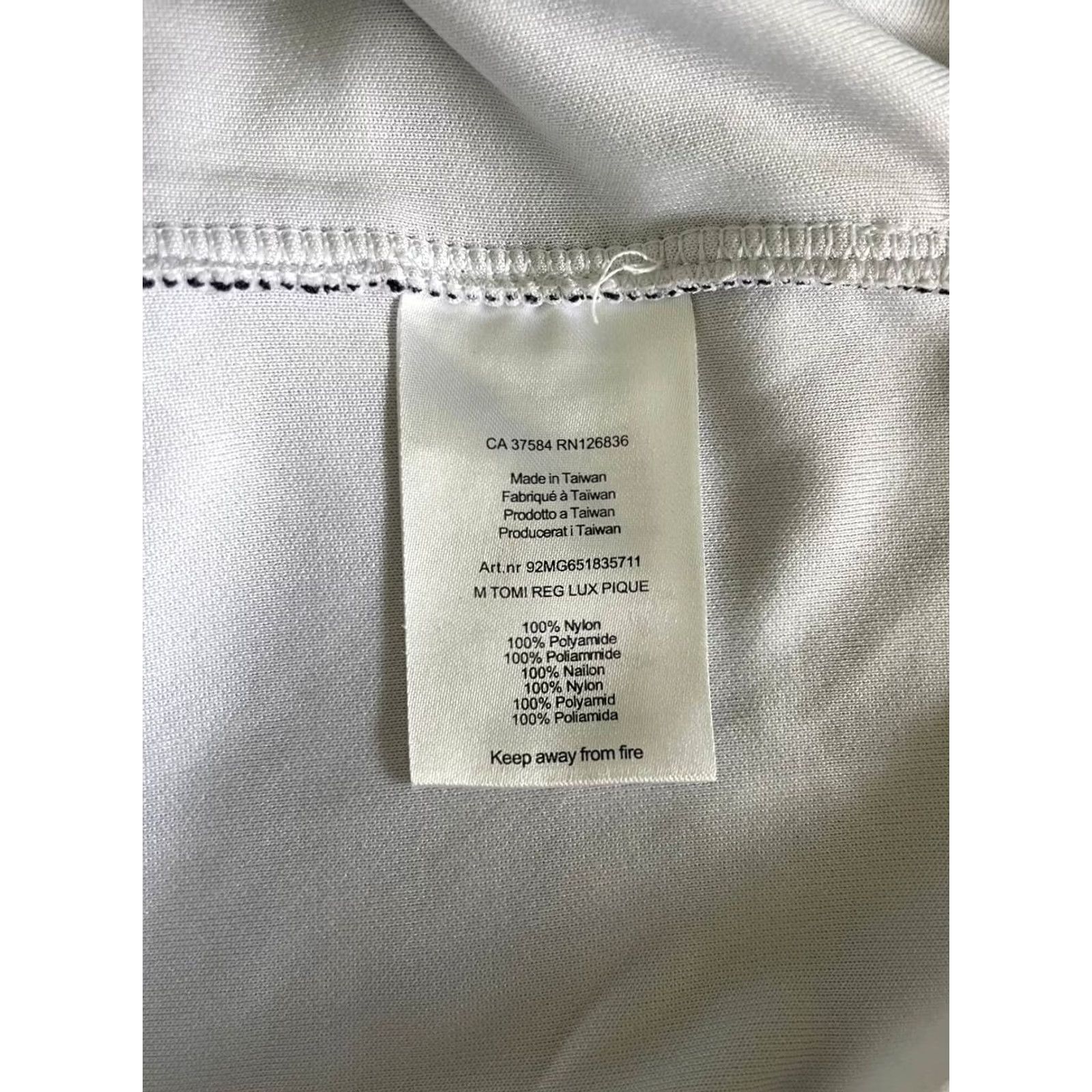 J.Lindeberg J.Lindeberg Polo Shirt Mens Regular Fit Tomi Lux Gray Nylon Short Sleeve Size M Size US M / EU 48-50 / 2 - 5 Thumbnail