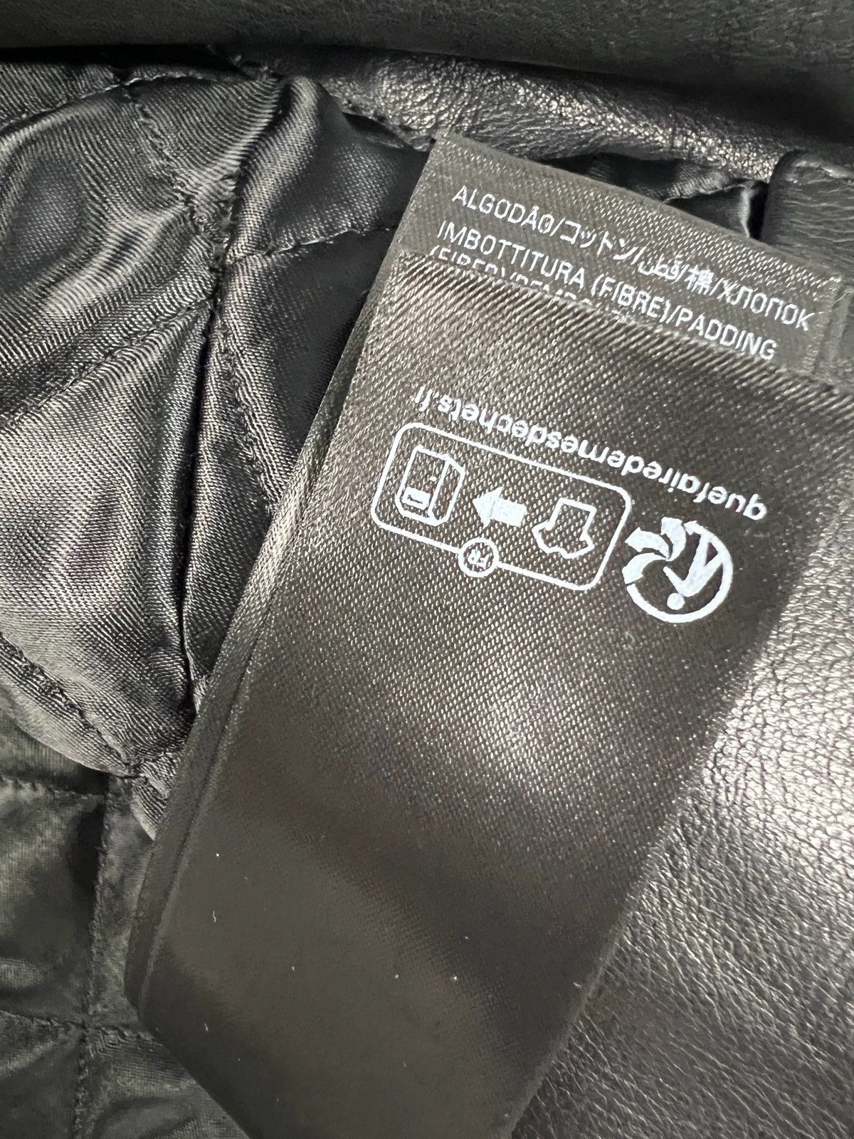 Balenciaga BALENCIAGA SS23 MUDSHOW SHRUNK LEATHER JACKET SZ:40 Size US XXS / EU 40 - 11 Thumbnail