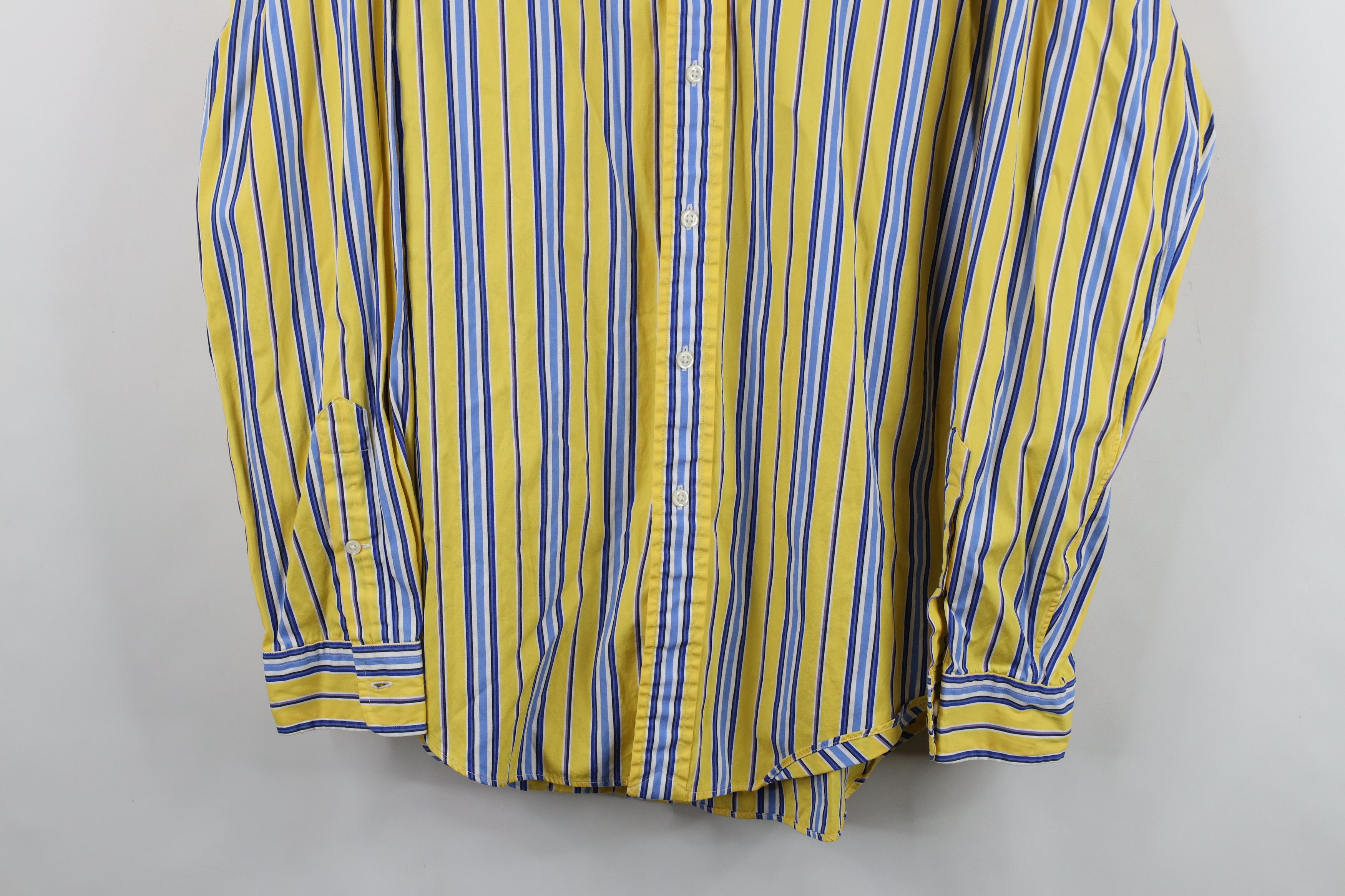 Polo Ralph Lauren Vintage 90s Ralph Lauren Block Collared Button Down Shirt Size US L / EU 52-54 / 3 - 3 Thumbnail