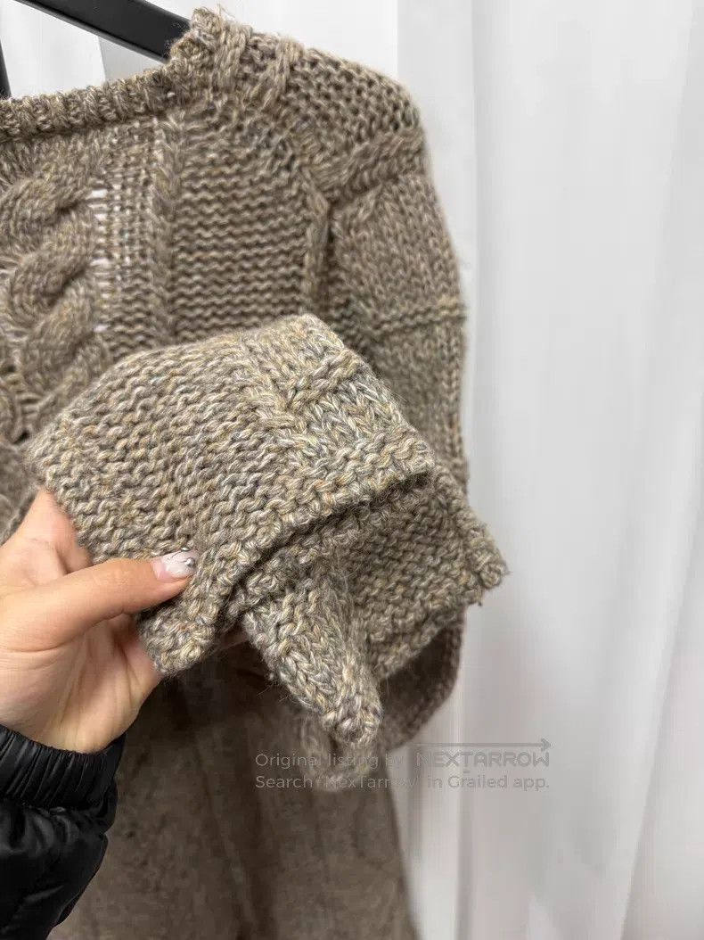 Takahiromiyashita The Soloist. Takahiromiyashita The Soloist. Coarse Knit Hemp Open Cardi Size M / US 6-8 / IT 42-44 - 7 Thumbnail