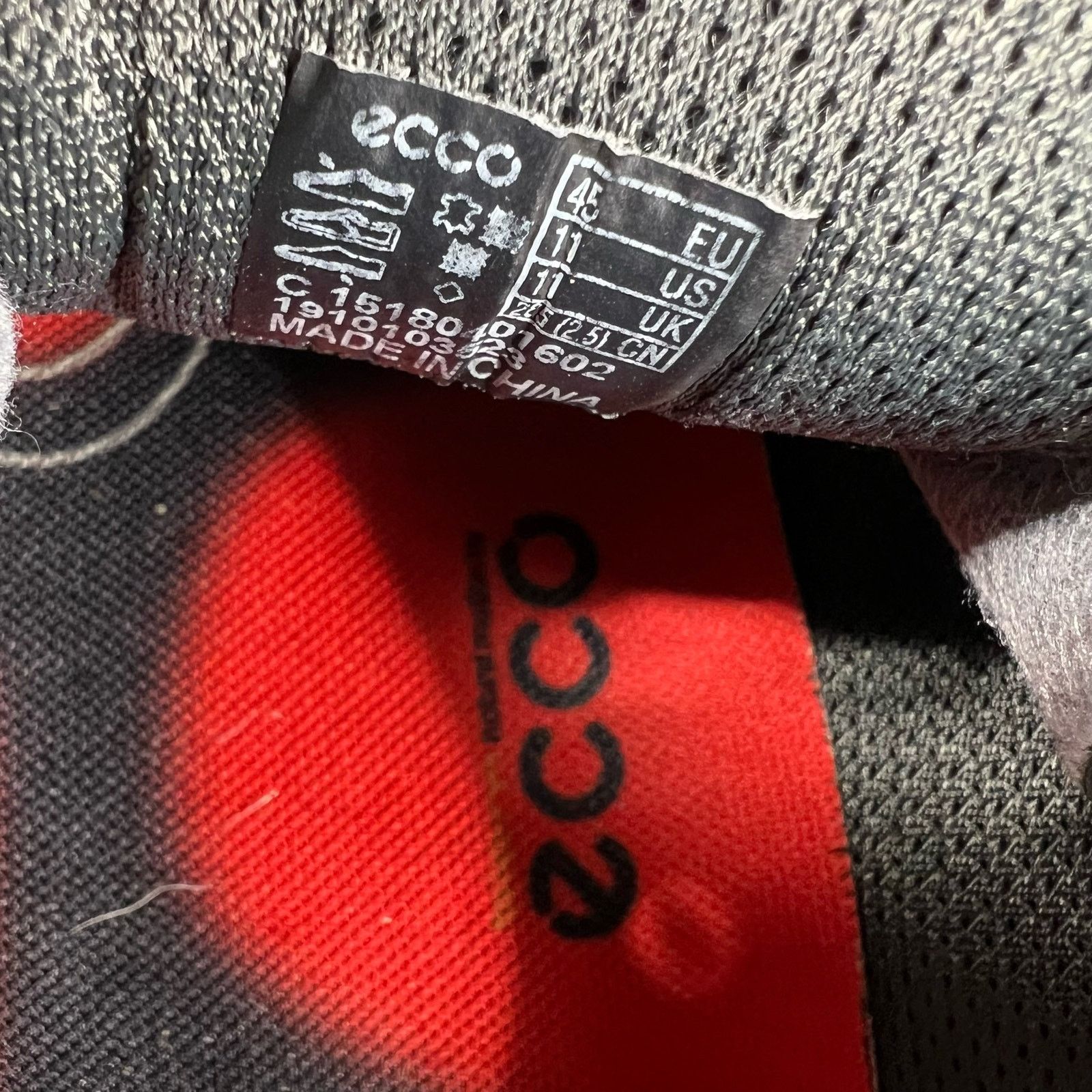 Ecco Ecco biom hybrid golf shoes Mens 11 gray red Size US 11 / EU 44 - 9 Thumbnail