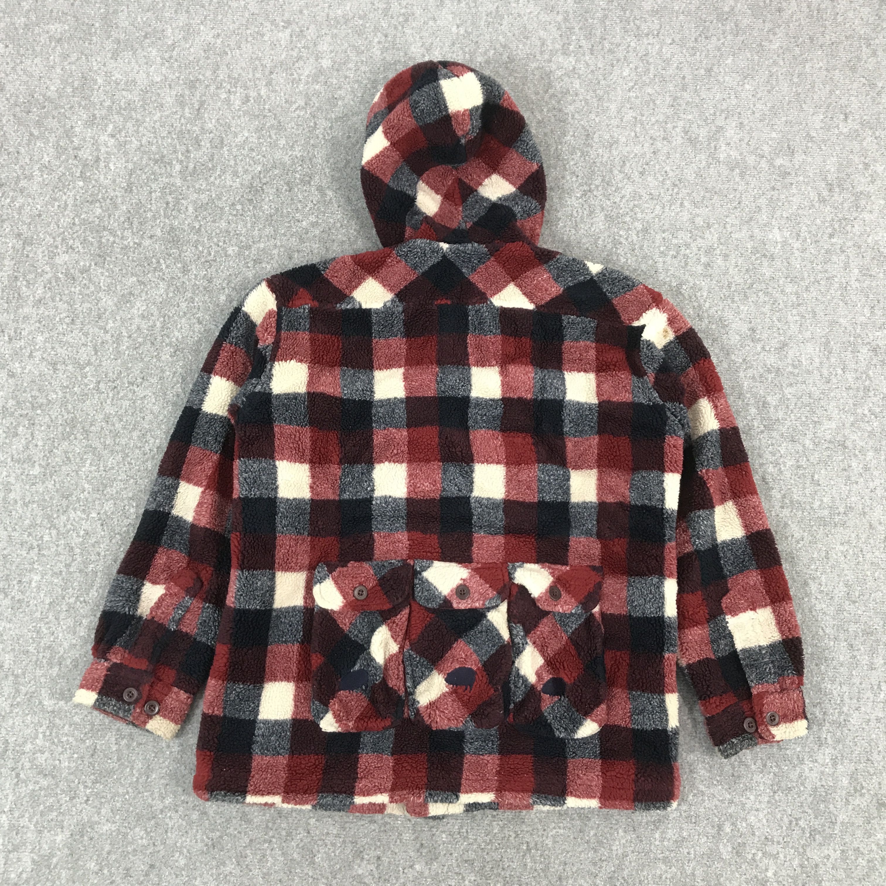 Japanese Brand × Vintage DRUG STORE'S JAPAN STYLE SHERPA BUTTON JACKET Size US L / EU 52-54 / 3 - 1 Thumbnail