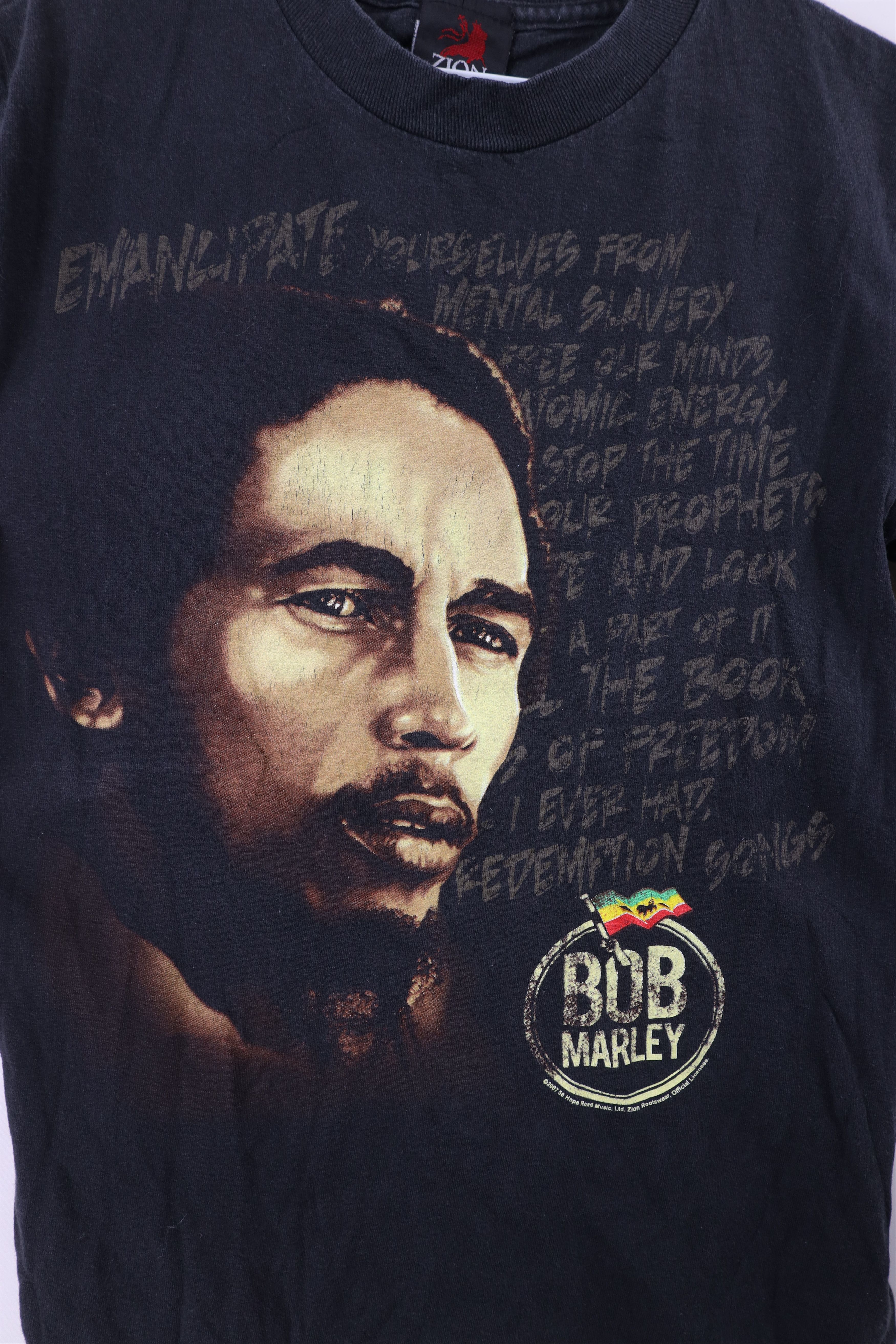 Vintage Vintage Y2K 2007 Rasta Bob Marley Band Short Sleeve T-Shirt Size US S / EU 44-46 / 1 - 4 Thumbnail