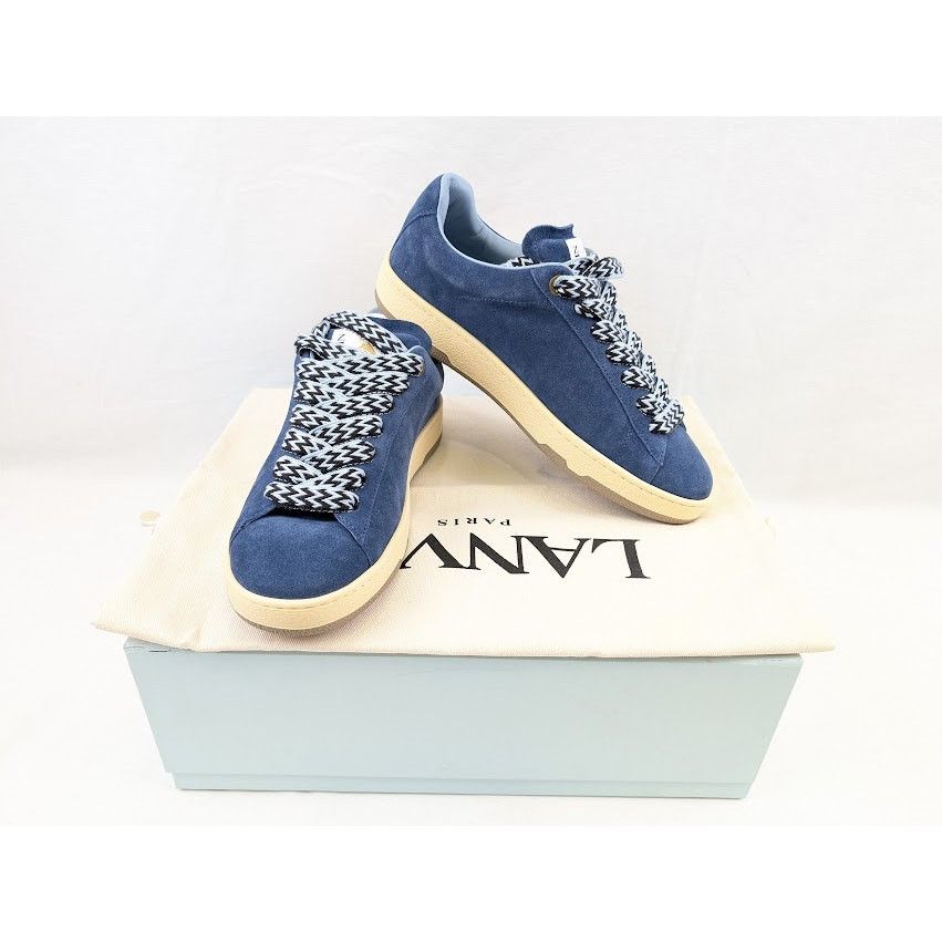 Lanvin o1rshd1 Curb Lite Low-Top Sneakers in Cornflower Size US 10 / EU 43 - 20 Thumbnail