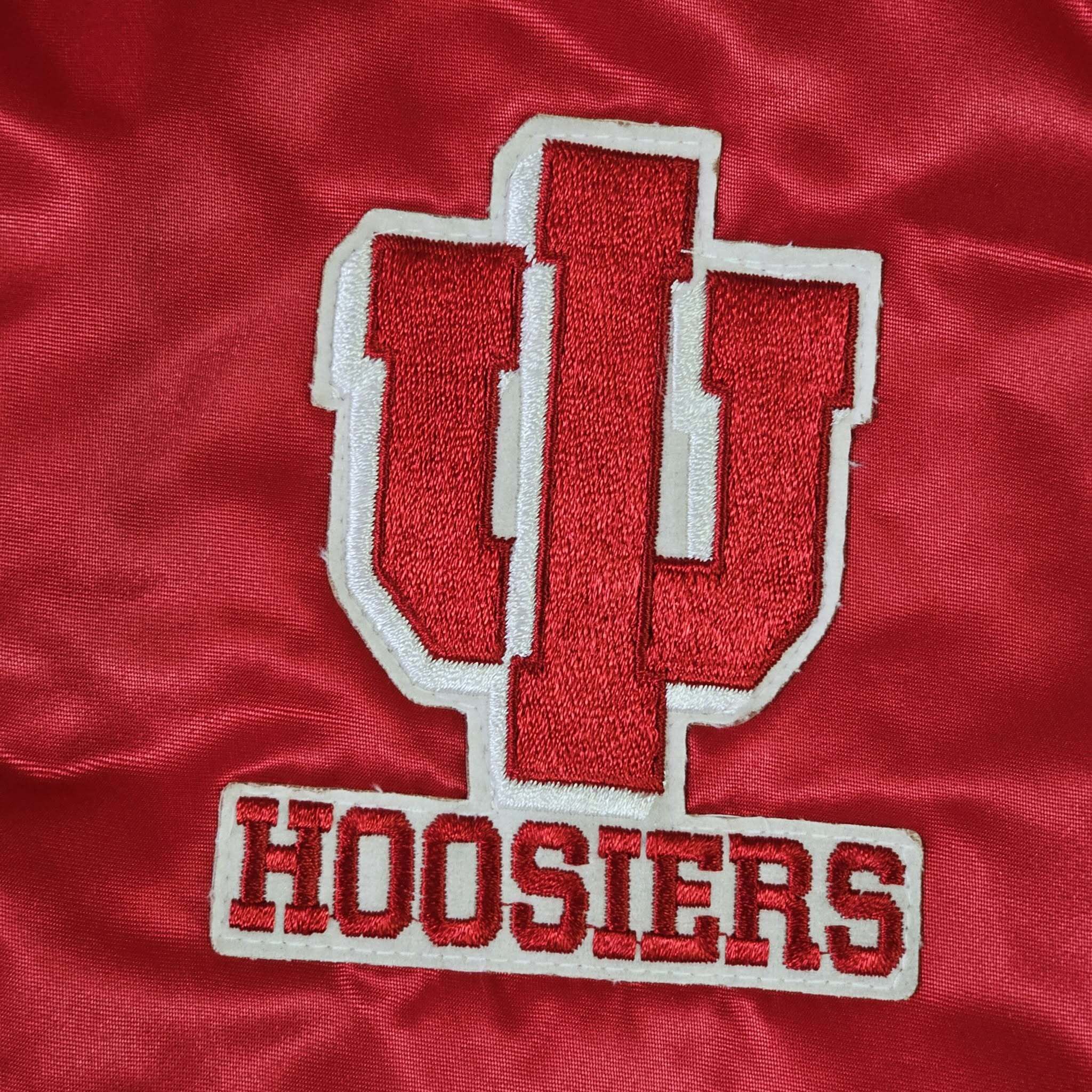 Chalk Line Indiana Hoosiers Vintage 80s Chalk Line Satin Bomber Jacket Size US XL / EU 56 / 4 - 4 Thumbnail