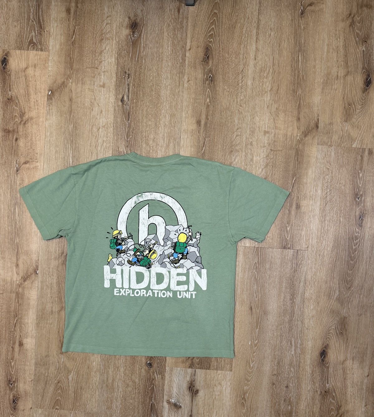 HIDDEN Hidden NY Exploration Unit Tee Green Billi Go Tee - S Size US S / EU 44-46 / 1 - 2 Thumbnail
