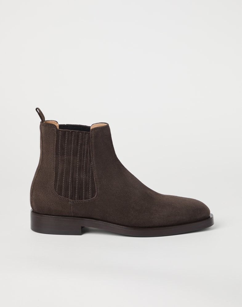 Brunello Cucinelli o1w1db10825 Pair Of Ankle Boots in Brown Size US 12 / EU 45 - 1 Thumbnail