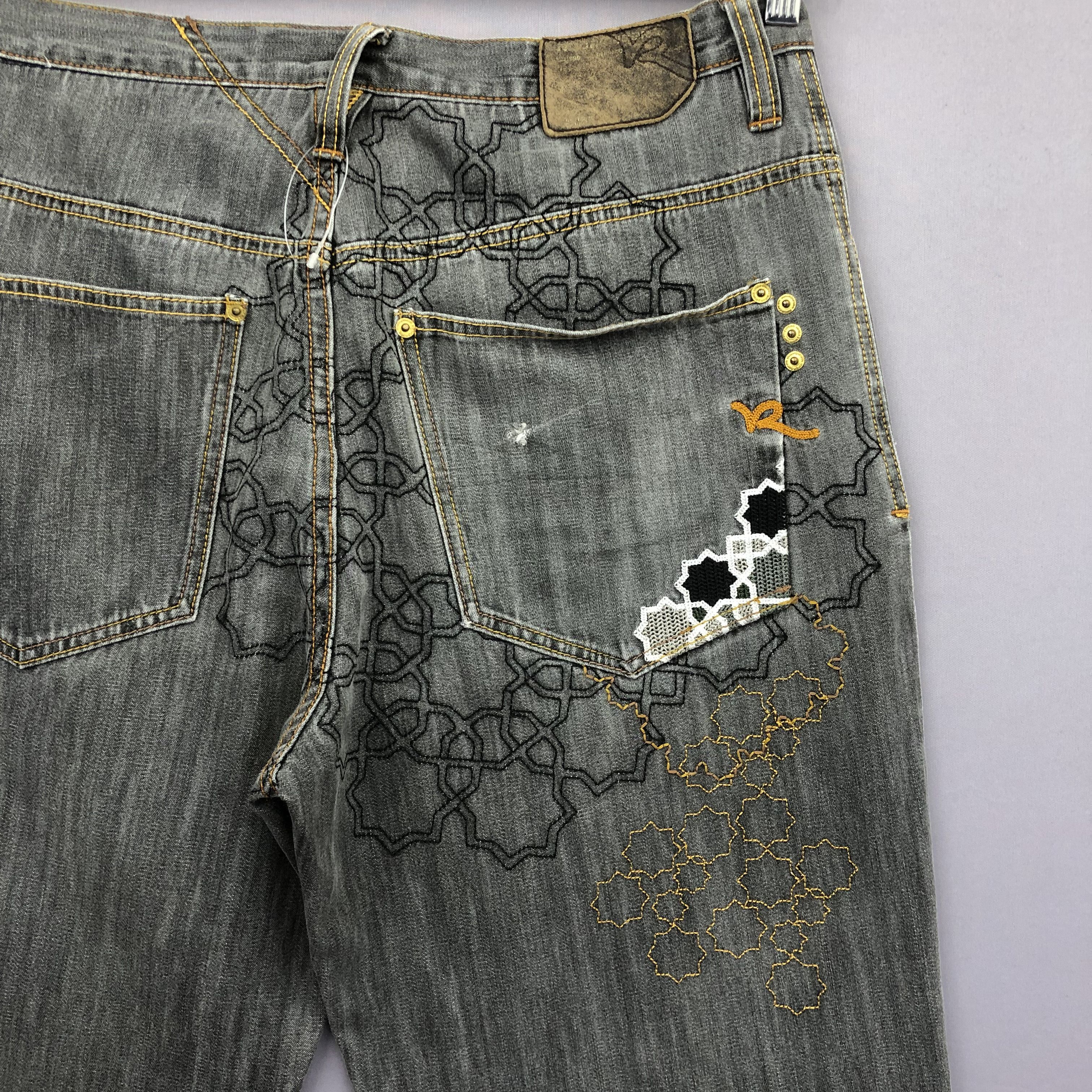 Rocawear Crazy 90s Rocawear Baggy Jeans Faded Skater Jnco Style Denim Size US 34 / EU 50 - 6 Thumbnail