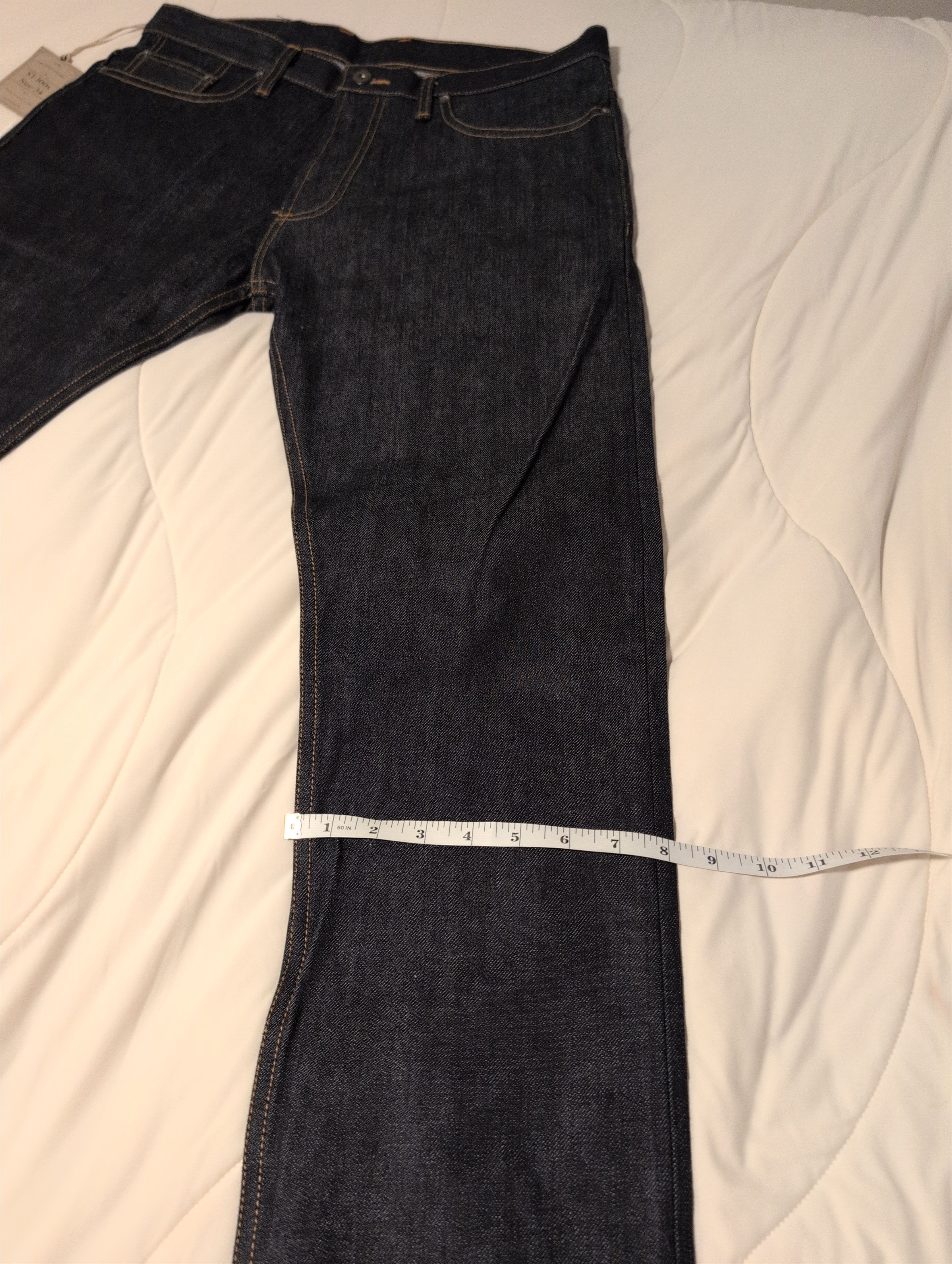 Other 3sixteen ST-100x Slim Tapered Raw Indigo Selvedge Jeans Size US 34 / EU 50 - 4 Thumbnail