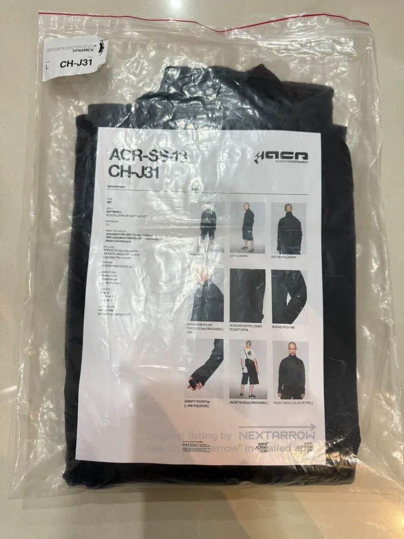 Acronym Acronym Black coat Size US L / EU 52-54 / 3 - 9 Thumbnail