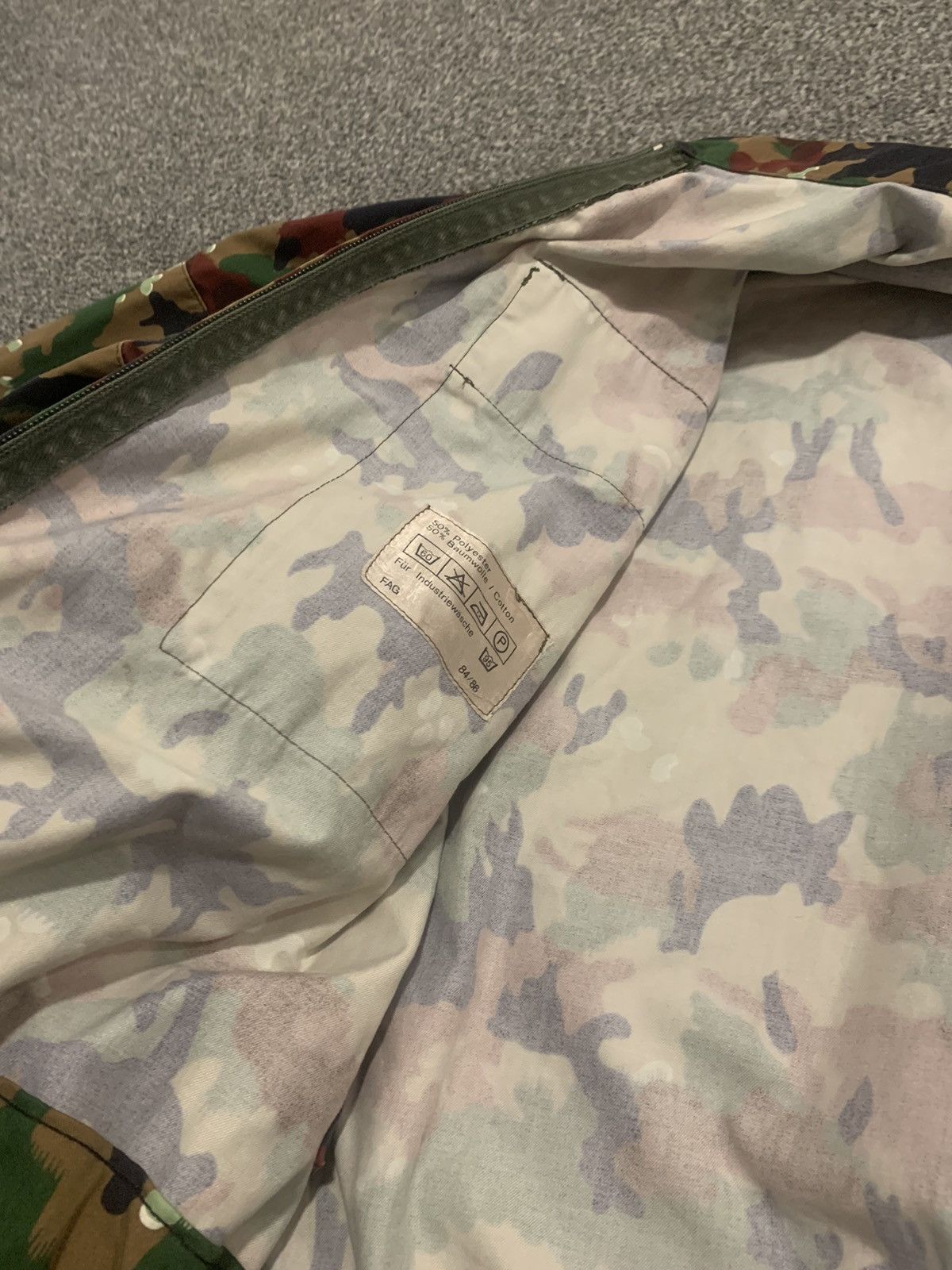 Other Swiss Alpenflage 80’s Combat Bomber Jacket Size US L / EU 52-54 / 3 - 8 Thumbnail
