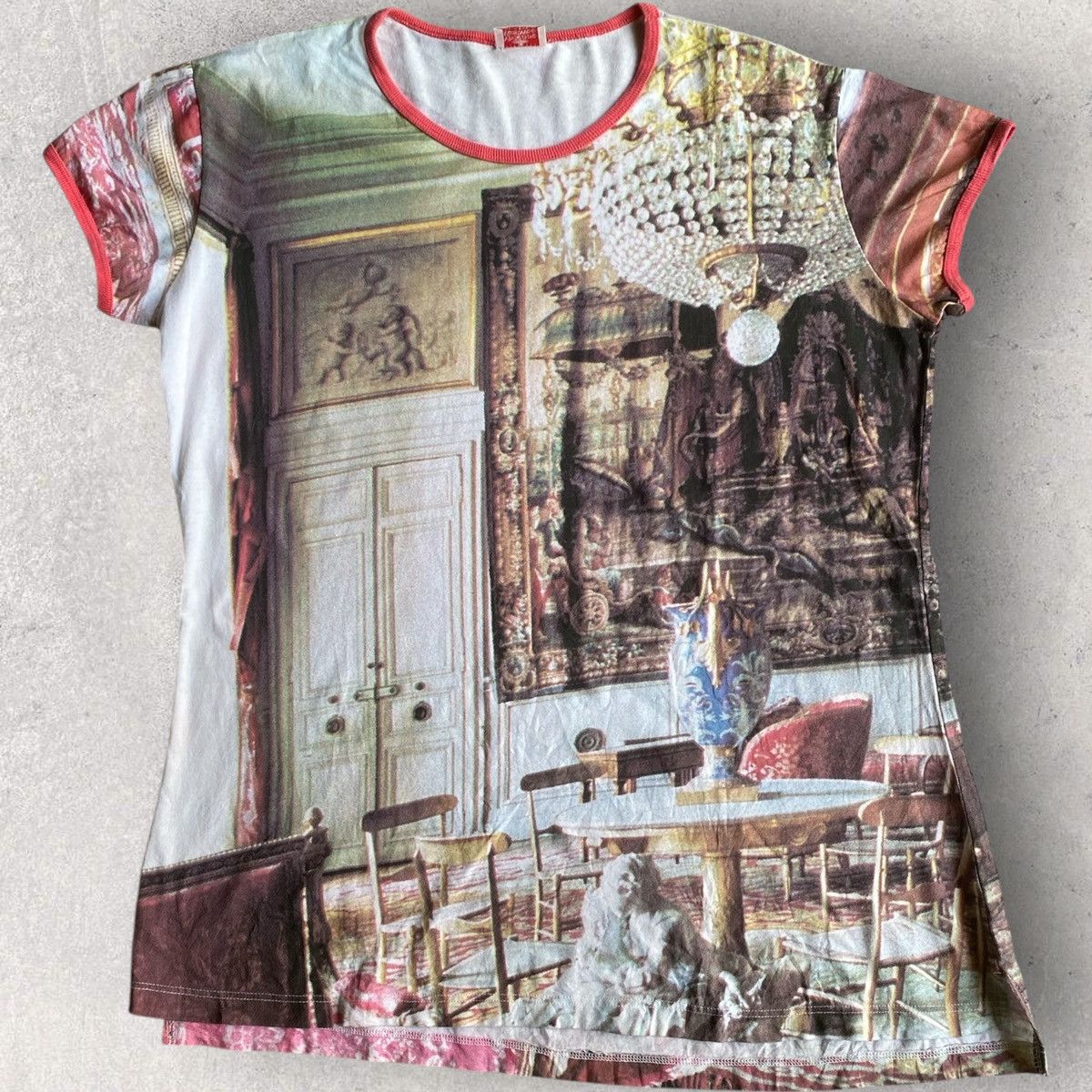 Vivienne Westwood Vintage SS92 Saloon Print T Shirt Size US XL / EU 56 / 4 - 1 Thumbnail