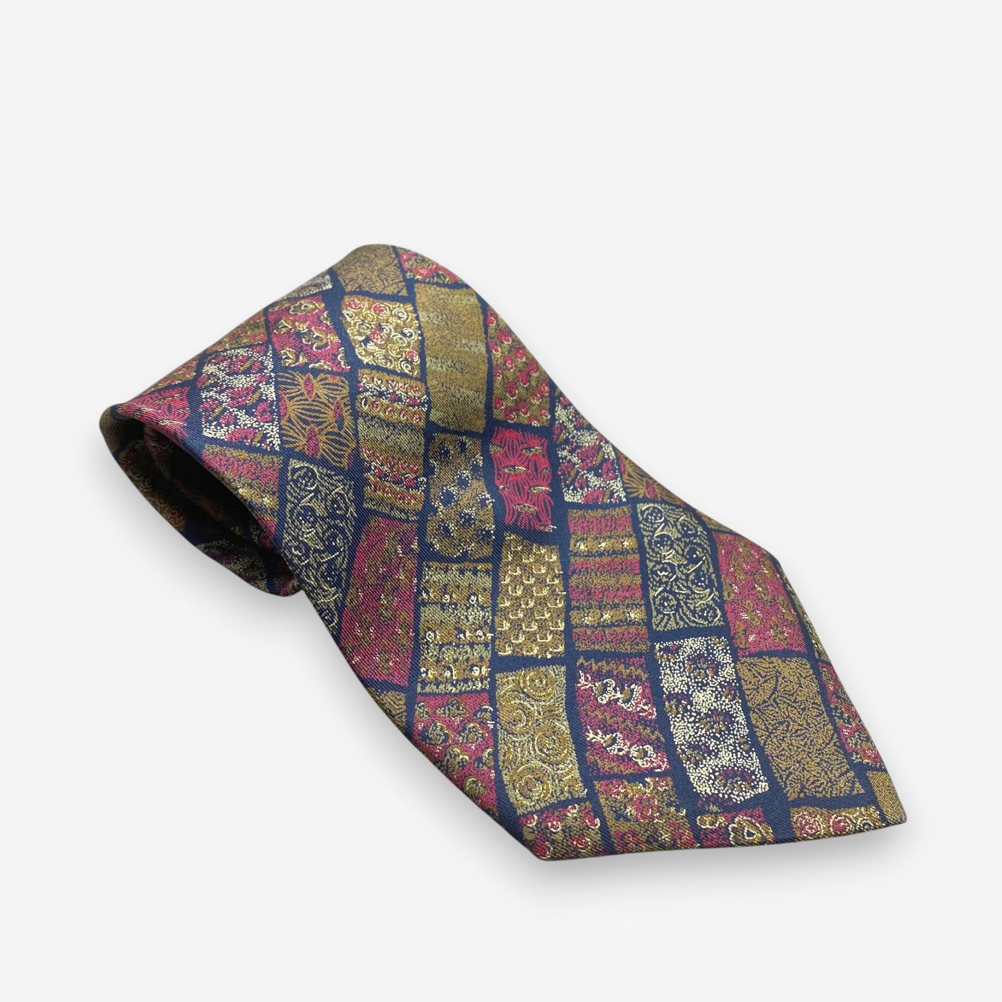 Japanese Brand Vintage Sonia Rykiel Homme SILK Necktie Cravate Pure Silk Size ONE SIZE - 1 Thumbnail
