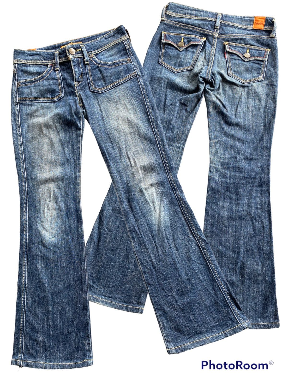 Levi's × Vintage Flare Jeans Levi’s Lady Style Mud Rusty Size 28" / US 6 / IT 42 - 1 Thumbnail