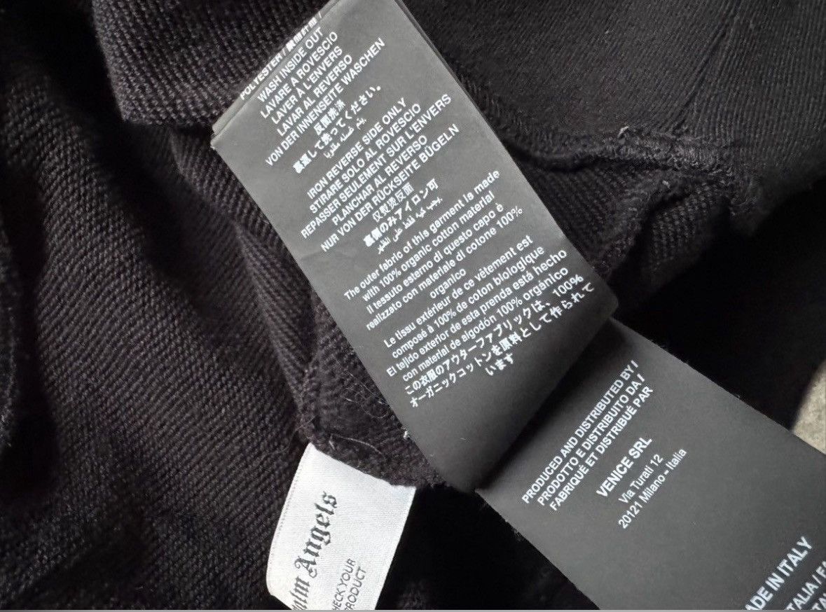 Palm Angels logo-embroidered hoodie