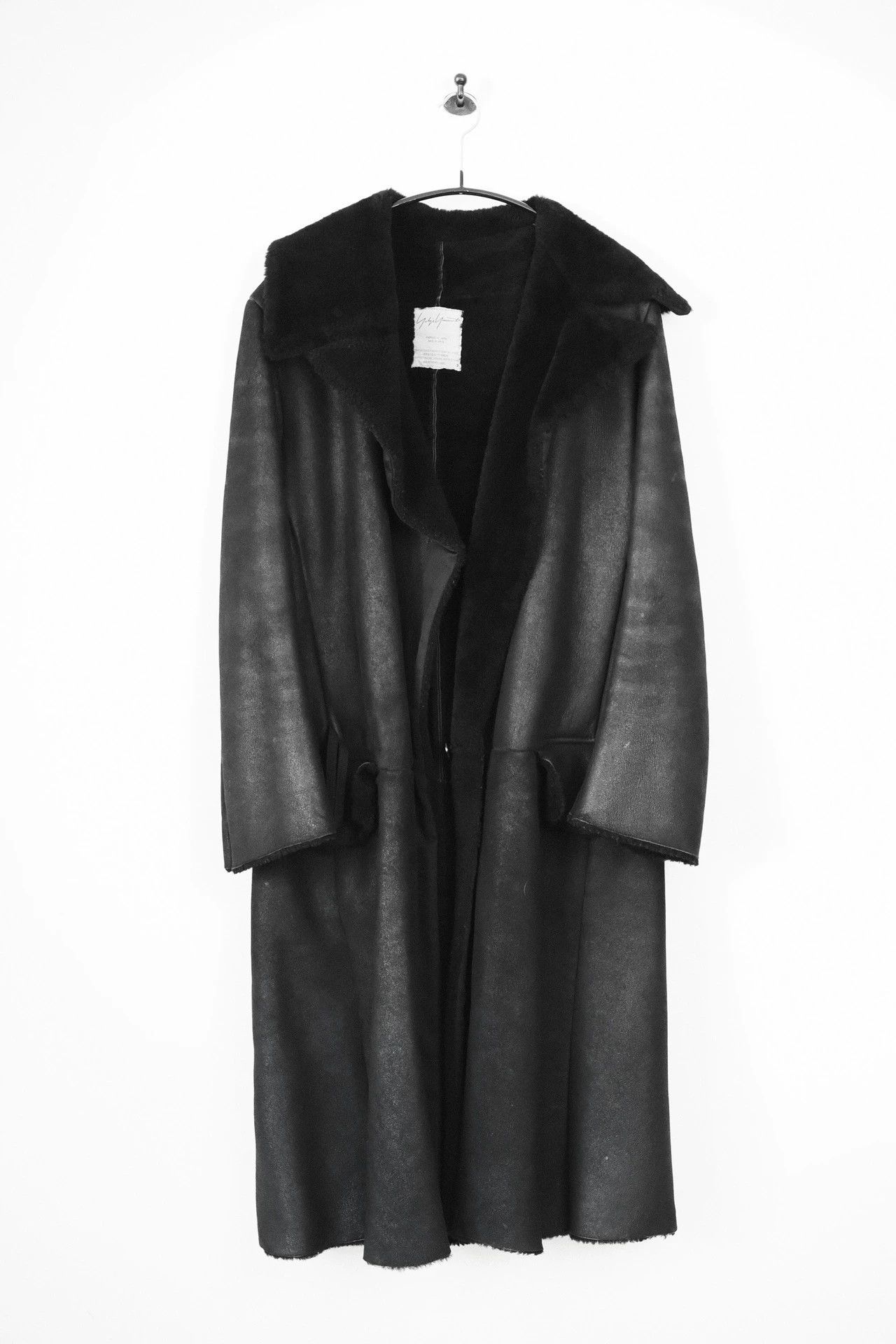 Yohji Yamamoto Yohji Yamamoto 04AW Archive Oversized Shearling Coat Size L / US 10 / IT 46 - 7 Thumbnail
