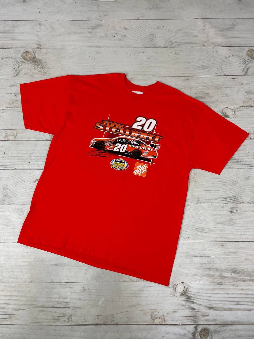 NASCAR Vintage Nascar Tony Stewart #20 Racing Daytona 500 T-Shirt Size US XL / EU 56 / 4 - 1 Thumbnail