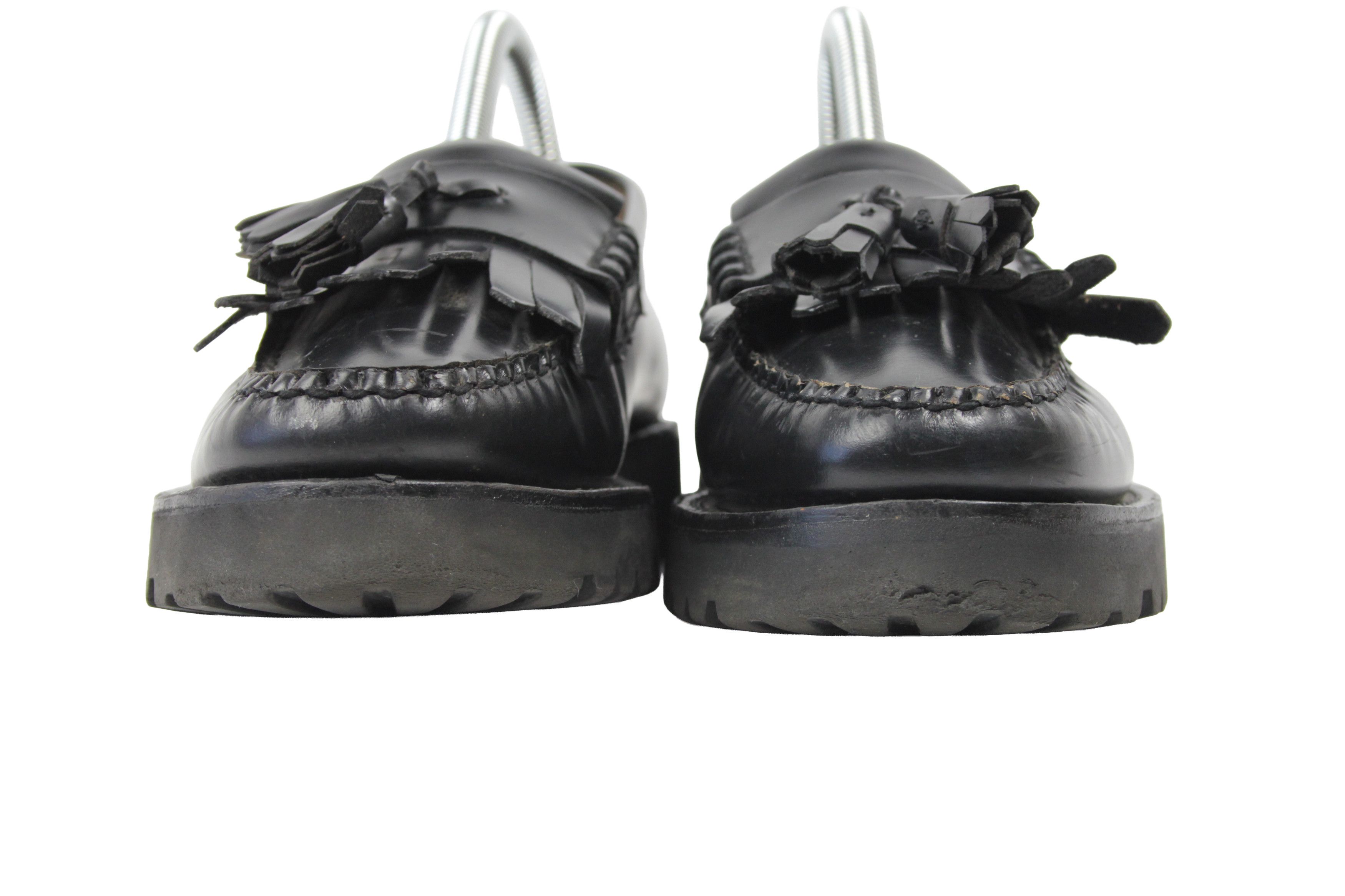 G.H. Bass & Co. Weejuns 90S Esther Kiltie Tassel Lug Sole Patent Loafers Size US 8 / IT 38 - 4 Thumbnail