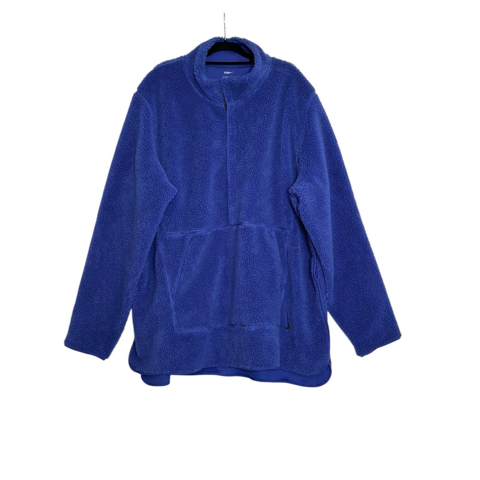 Nike Nike Yoga blue sherpa fleece pull over sweatshirt size 3XL Size US XXL / EU 58 / 5 - 11 Thumbnail