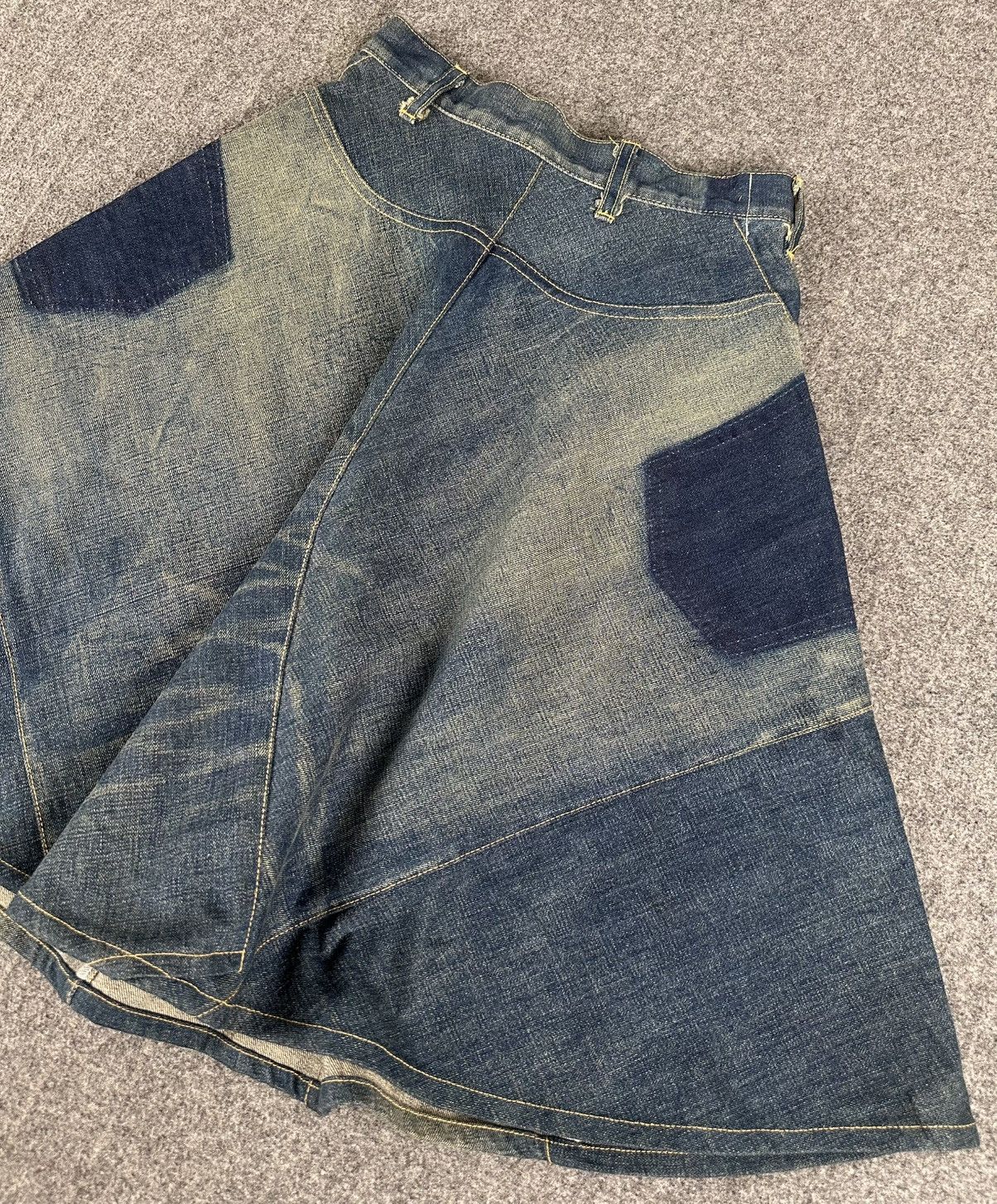 Junya Watanabe Junya - Watanabe CDG AD2015 Reconstructed Patch Denim Skirt Size 26" / US 2 / IT 38 - 9 Thumbnail