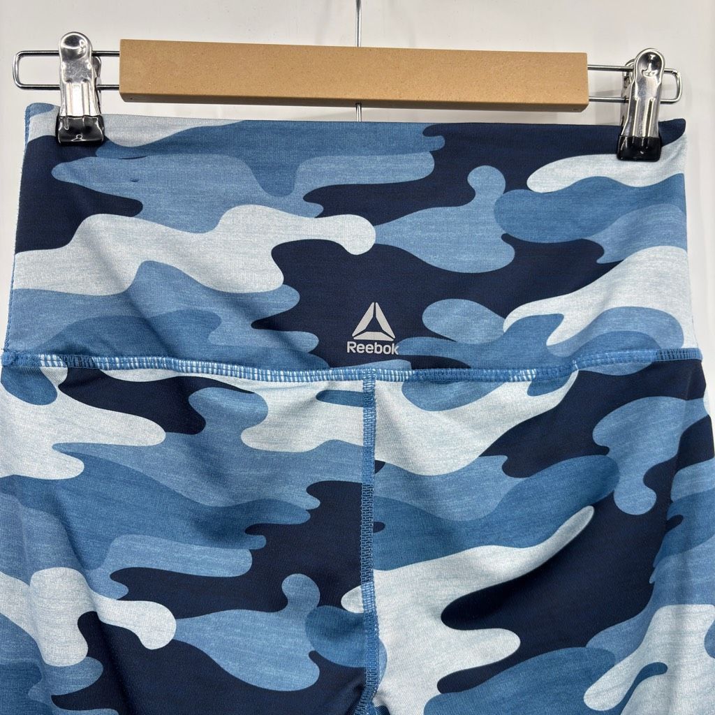Reebok Reebok High Rise Workout Ready Camo Performance 7/8 Leggings Size 27" / US 4 / IT 40 - 8 Thumbnail