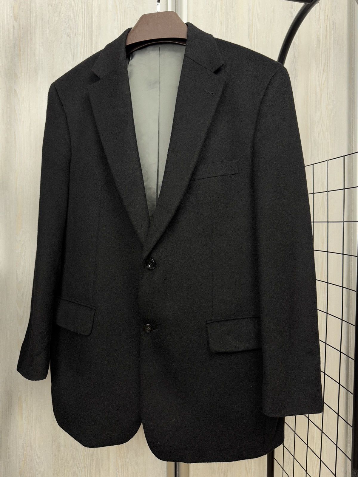 Other Barutti Mario Barutti black pure cashmere 2 button blazer Size 44R - 5 Thumbnail