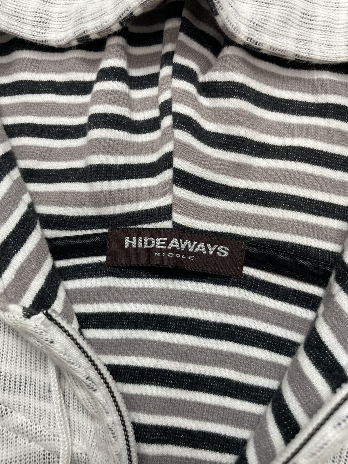 Nicole Club Nicole Hideaways Mask Zip Balaclava Hoodie Striped style Size US M / EU 48-50 / 2 - 8 Thumbnail