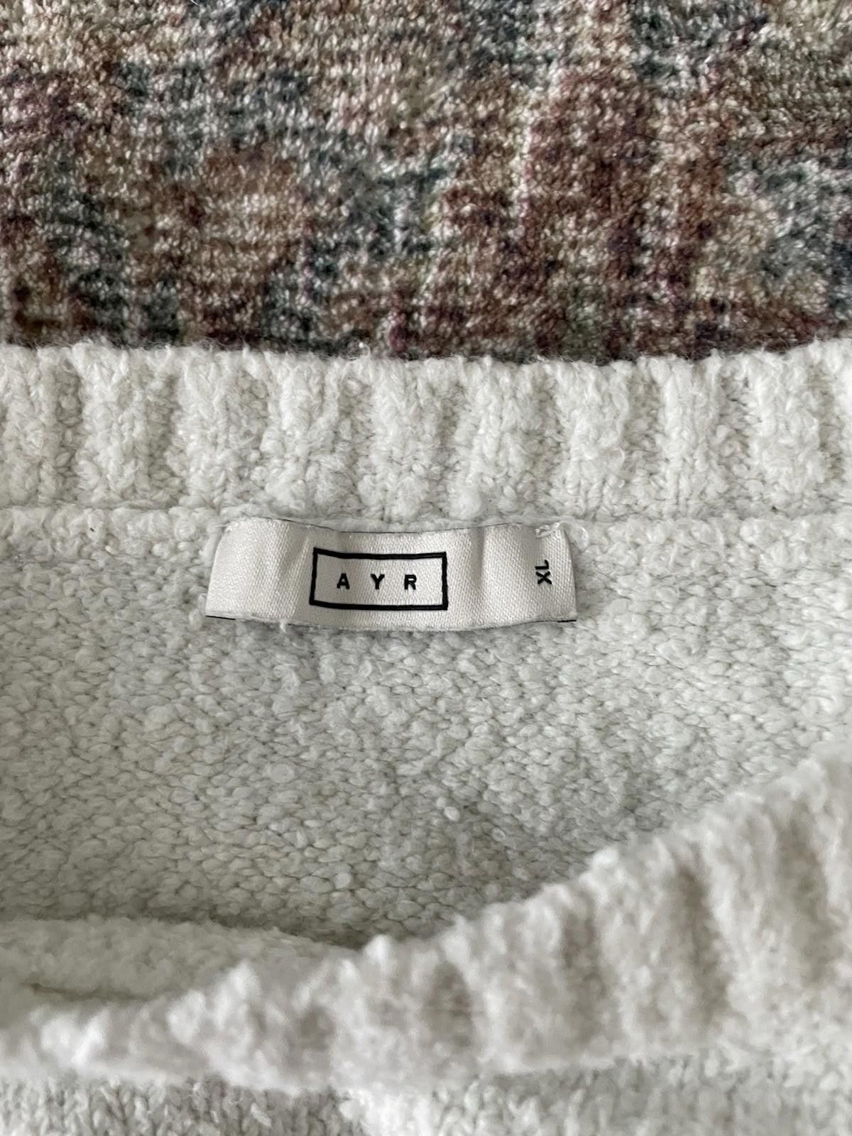 AYR AYR Mens White Sweater Jumper XL Size US XL / EU 56 / 4 - 3 Thumbnail