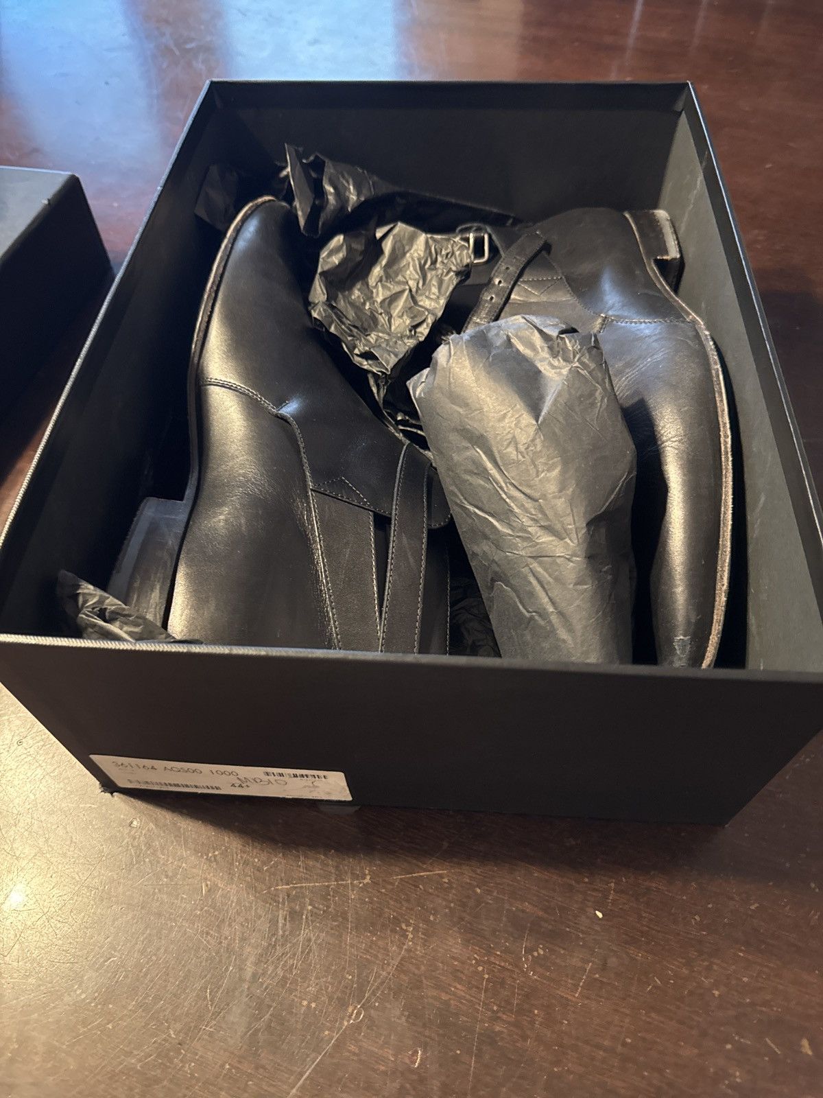Saint Laurent Paris Saint Laurent Jodphur Black Mid Noir Size US 11.5 / EU 44-45 - 2 Thumbnail