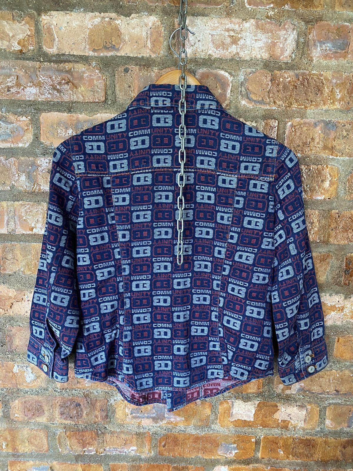 Beauty Beast × Hysteric Glamour × Japanese Brand 1980s Ozone community Hysteric Glamour jacquard jacket Size S / US 4 / IT 40 - 11 Thumbnail