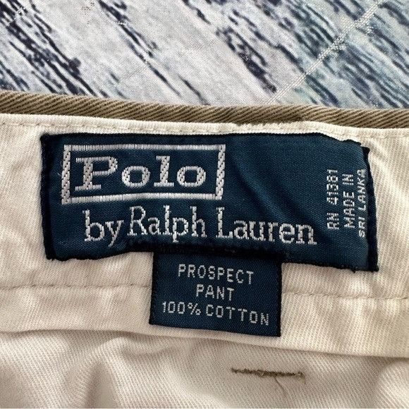 Ralph Lauren POLO Ralph Lauren “Prospect” Men's Classic Straight Fit Khak Size US 36 / EU 52 - 6 Thumbnail