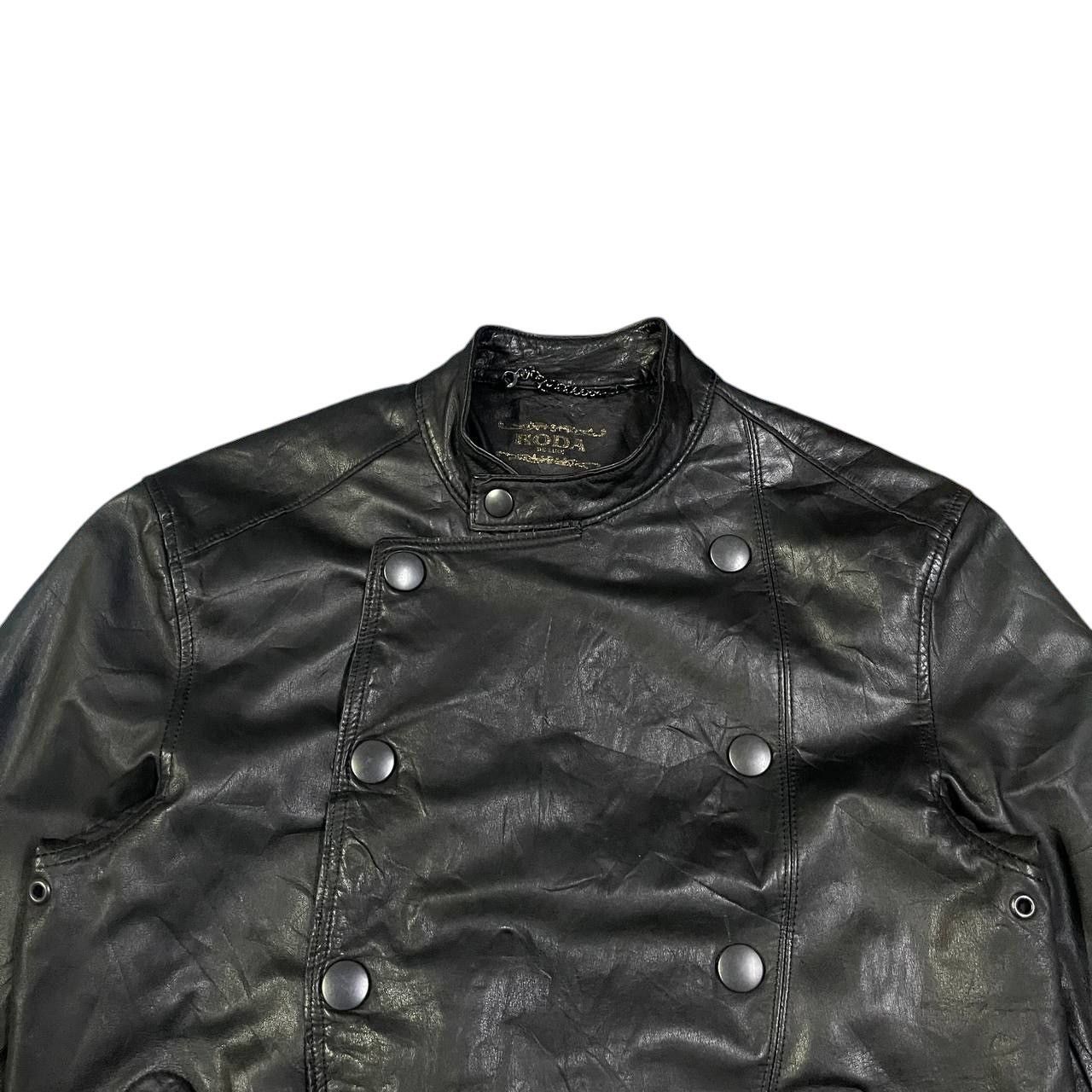 RODA Vintage Roda Deluxe Motorcycle Leather Jacket Rider Size US M / EU 48-50 / 2 - 2 Thumbnail
