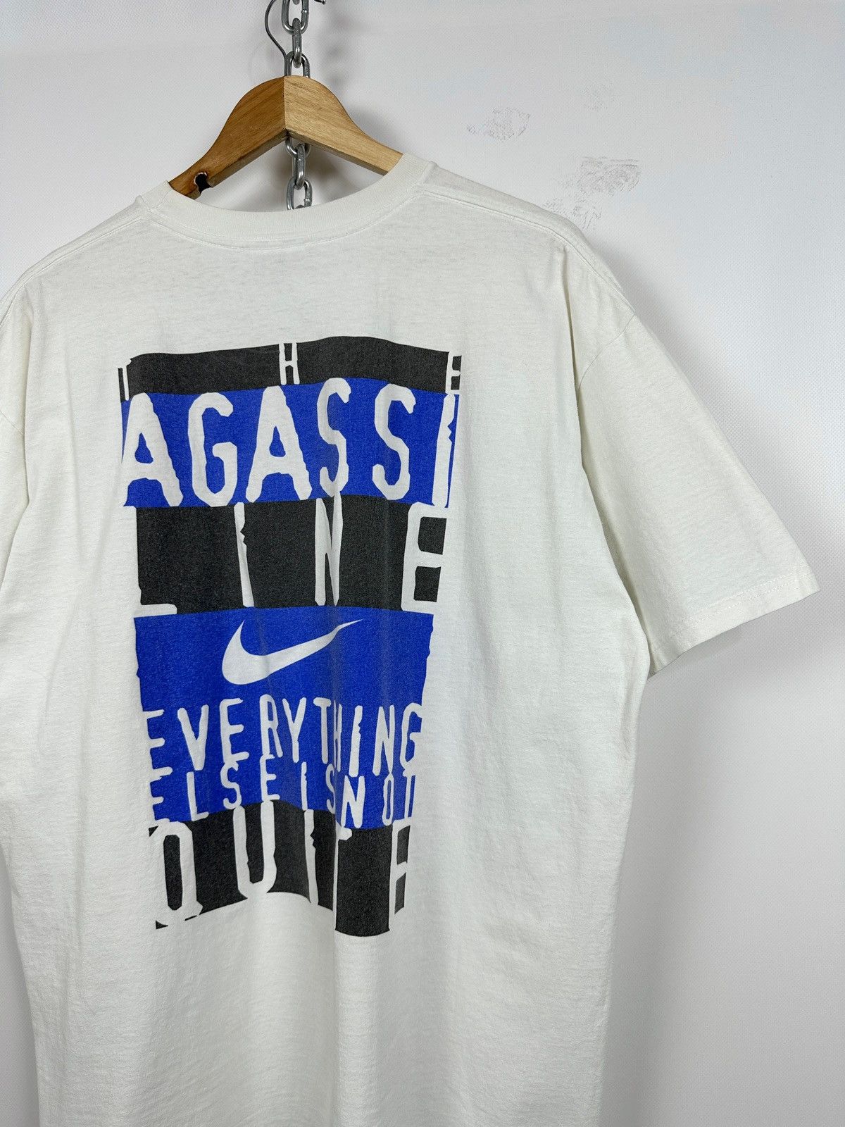 Nike 90s Vintage Nike Andre Agassi Graphic T Shirt Size US XL / EU 56 / 4 - 4 Thumbnail