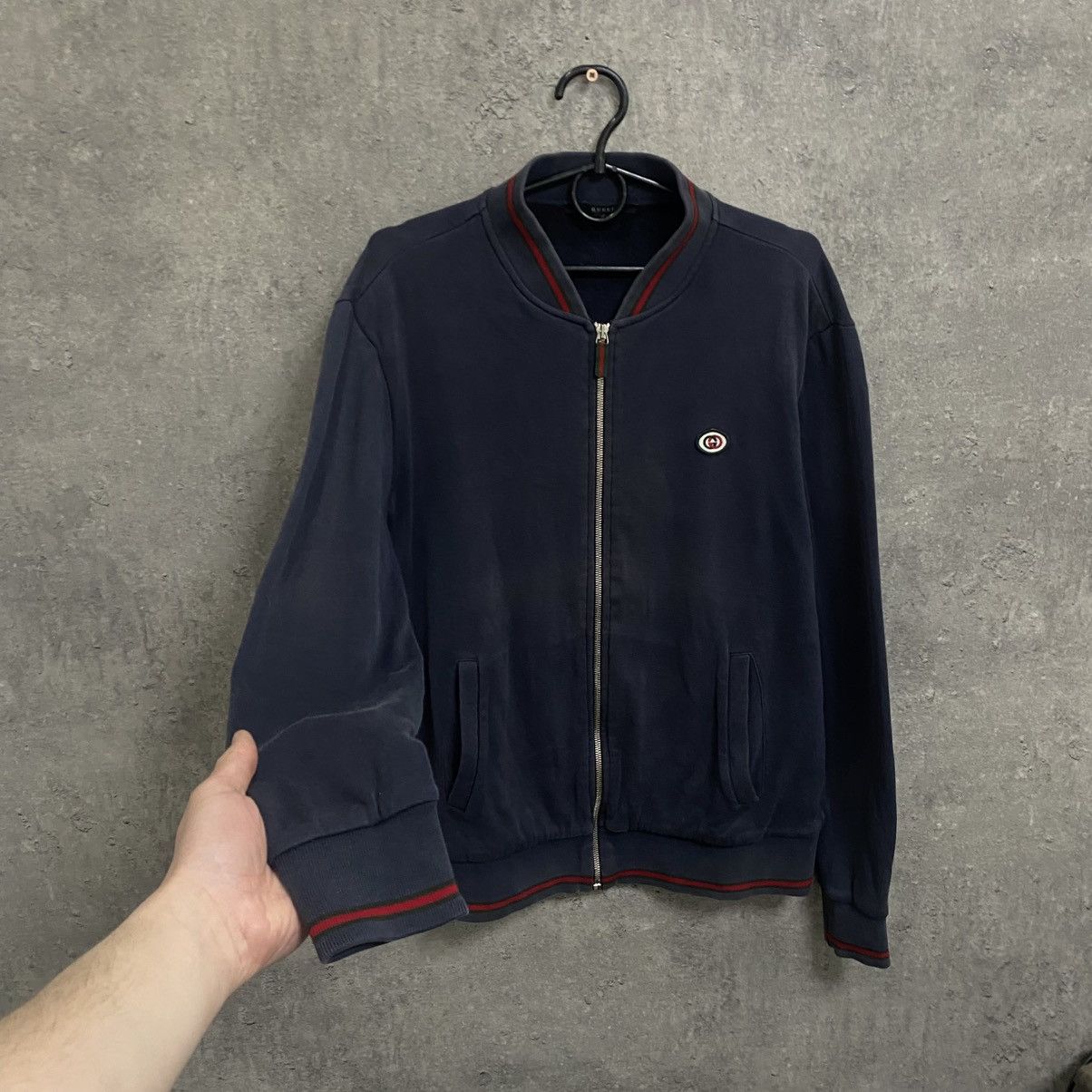 Gucci Vintage Gucci Full Zip Hoodie Size US M / EU 48-50 / 2 - 2 Thumbnail