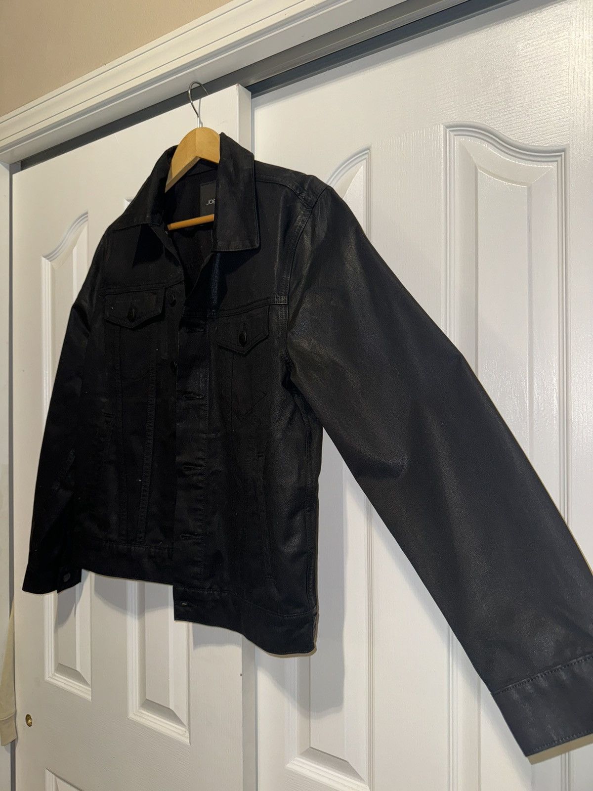 Joe's Black Coated Jacket Size US M / EU 48-50 / 2 - 3 Thumbnail