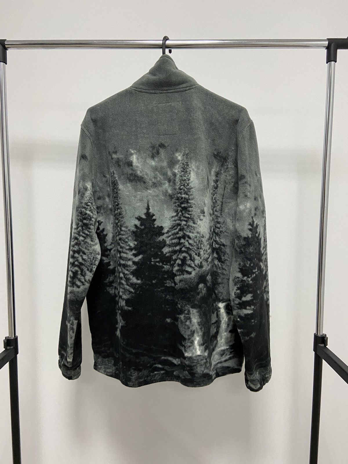 Japanese Brand × Vintage Wolves 🐺 Fleece Jacket Warm Vintage Zip Overprint Size US L / EU 52-54 / 3 - 3 Thumbnail