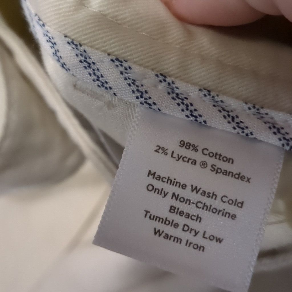 Talbots Talbots heritage crop cream trousers size 6 Size 32" / US 10 / IT 46 - 6 Thumbnail