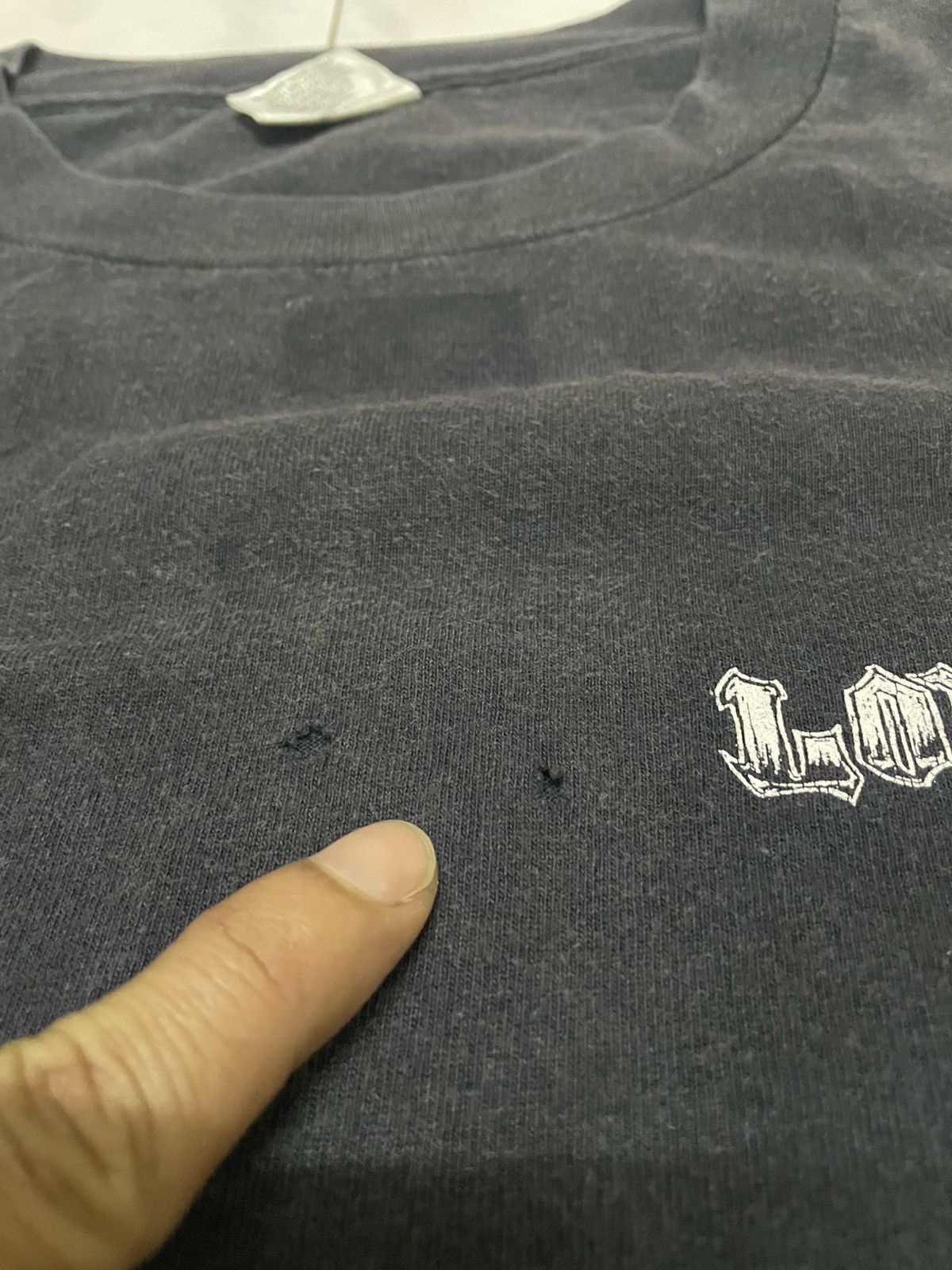 Vintage Vintage low and hard faded tee backhit Size US L / EU 52-54 / 3 - 5 Thumbnail