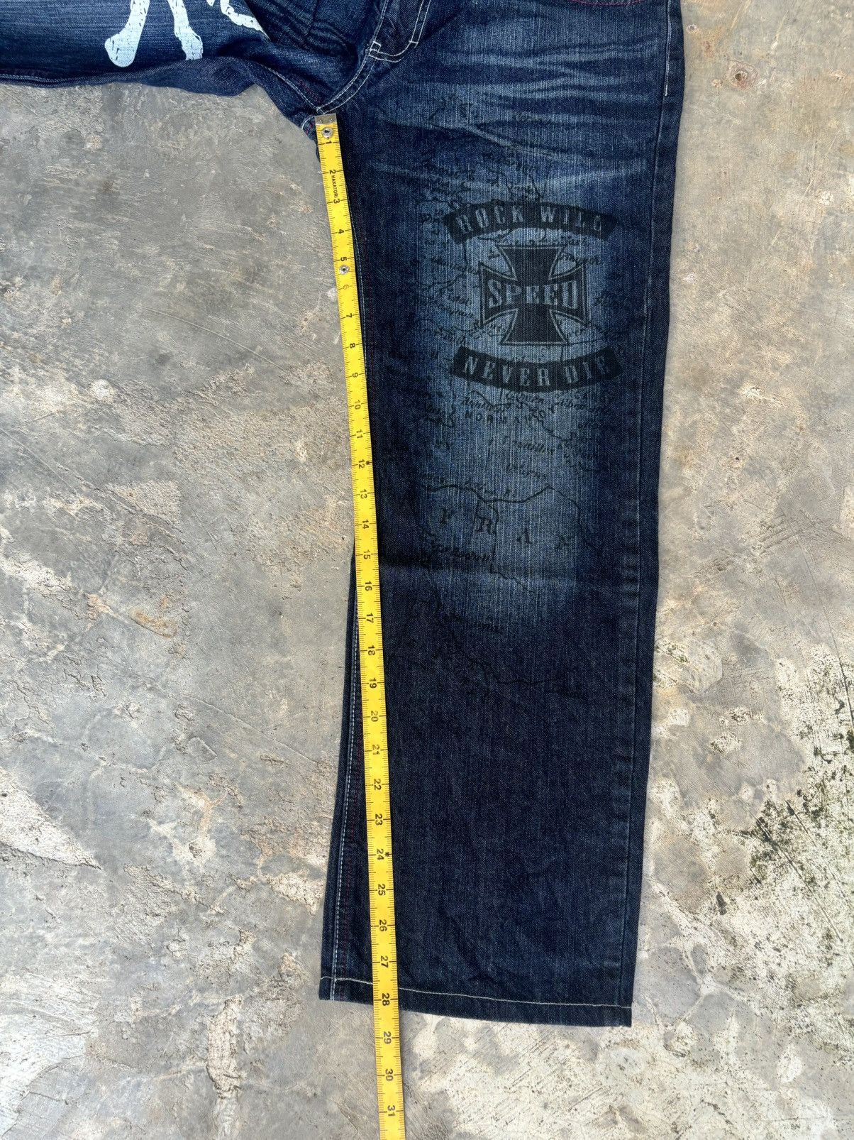 Hysteric Glamour × If Six Was Nine × Japanese Brand Barcedos Skull Ifsixwasnine Lgb Punk Style Jeans Size US 32 / EU 48 - 14 Thumbnail