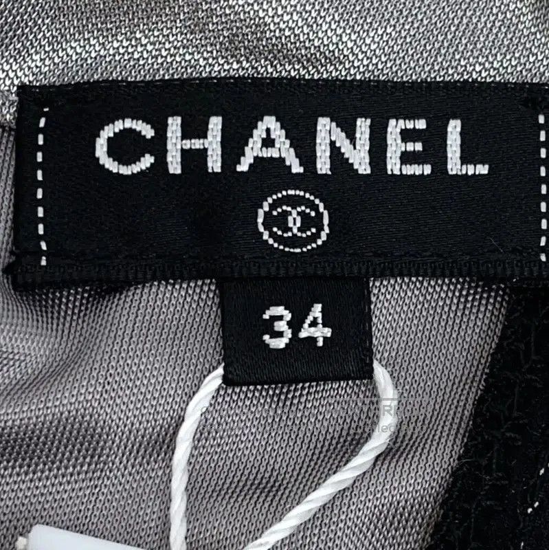 Chanel Chanel Silver Short-Sleeve Women's T-Shirt . Size XXS / US 00 / IT 34 - 5 Thumbnail