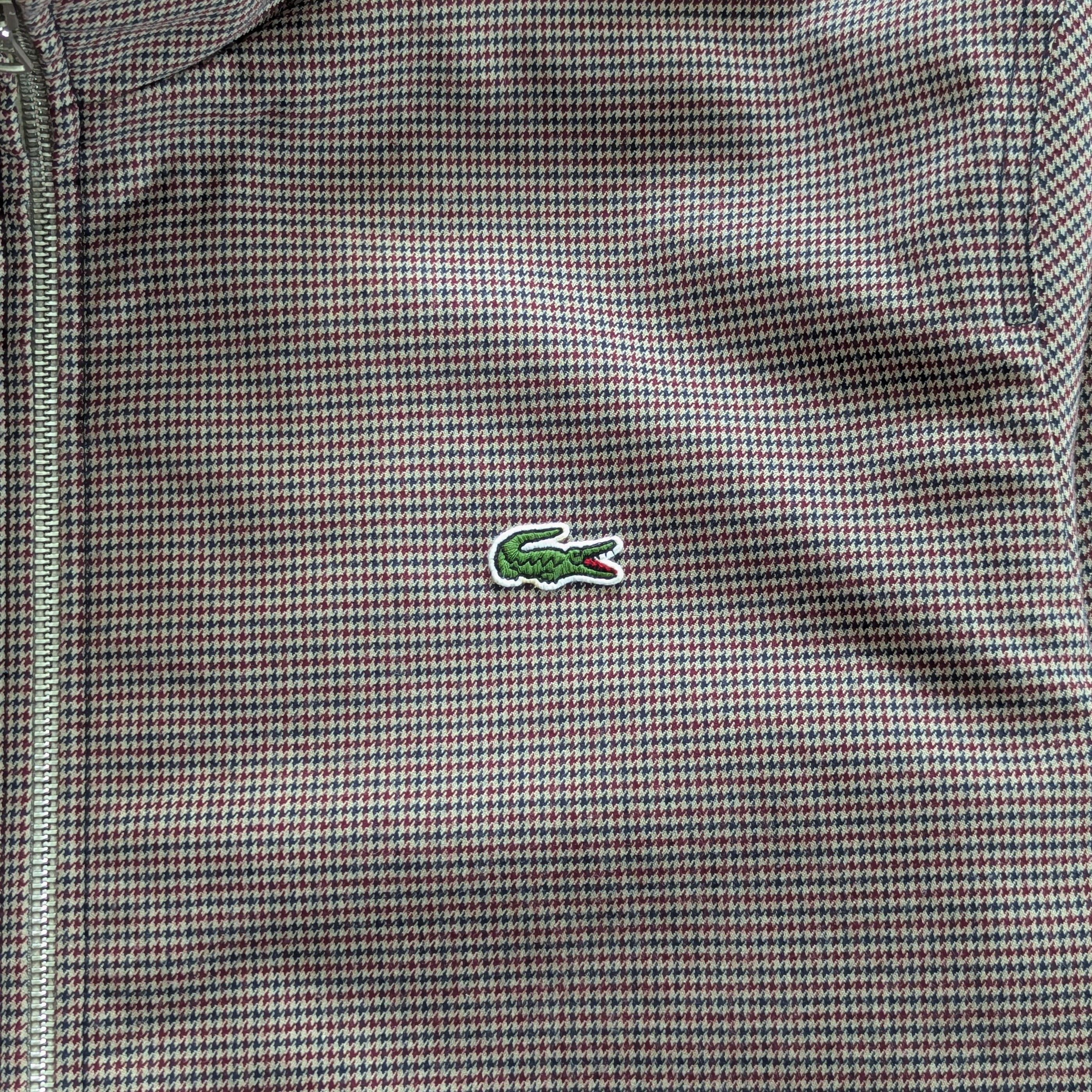 Lacoste Lacoste Houndstooth Zip Bomber Jacket Size M/L Luxury Brand Size US M / EU 48-50 / 2 - 4 Thumbnail