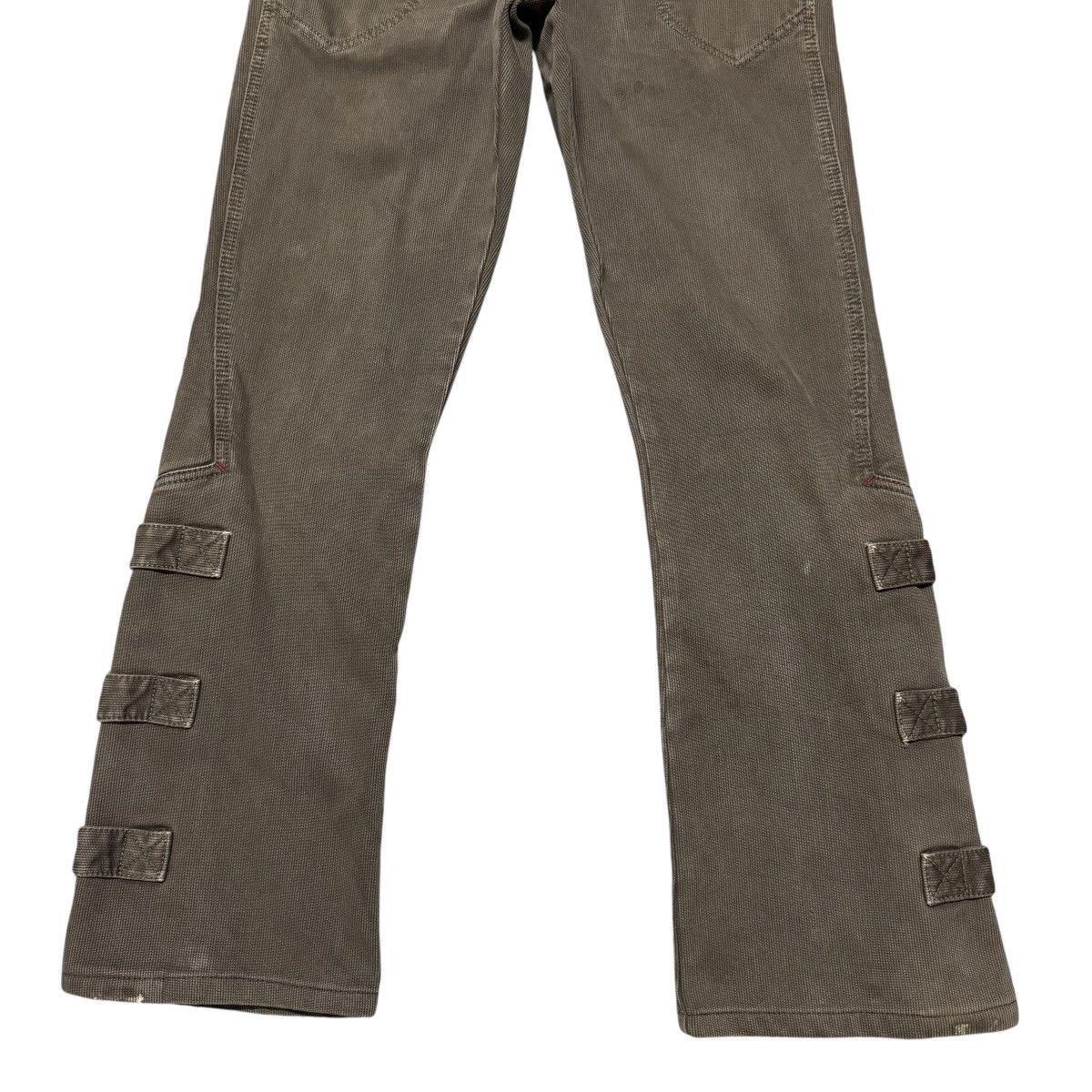 Japanese Brand Morgan Homme Brown Denim Flare Pants Size US 29 - 7 Thumbnail